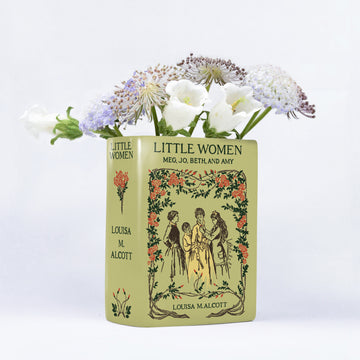 Little Women Ceramic Book Vase - Small