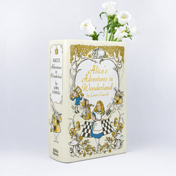 Alice's Adventures in Wonderland Ceramic Book Vase II - Large