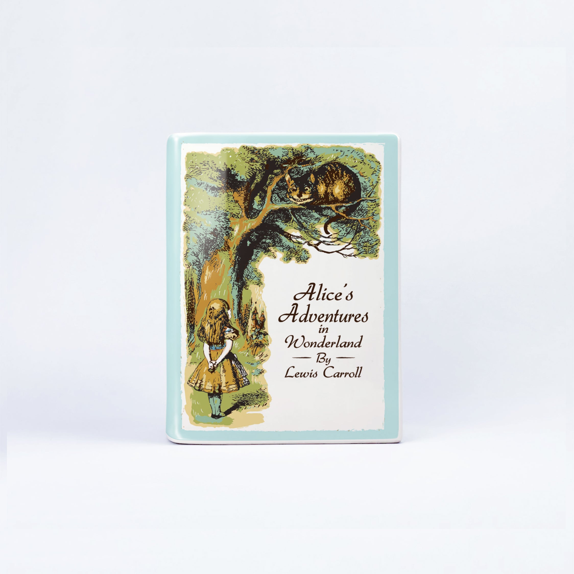 Alice's Adventures in Wonderland Ceramic Book Vase - Small