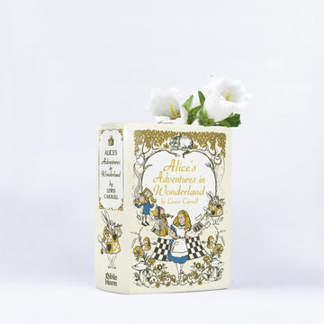 🎁 Alice's Adventures in Wonderland Ceramic Book Vase II - Small (100% off)