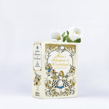 Alice's Adventures in Wonderland Ceramic Book Vase II - Small