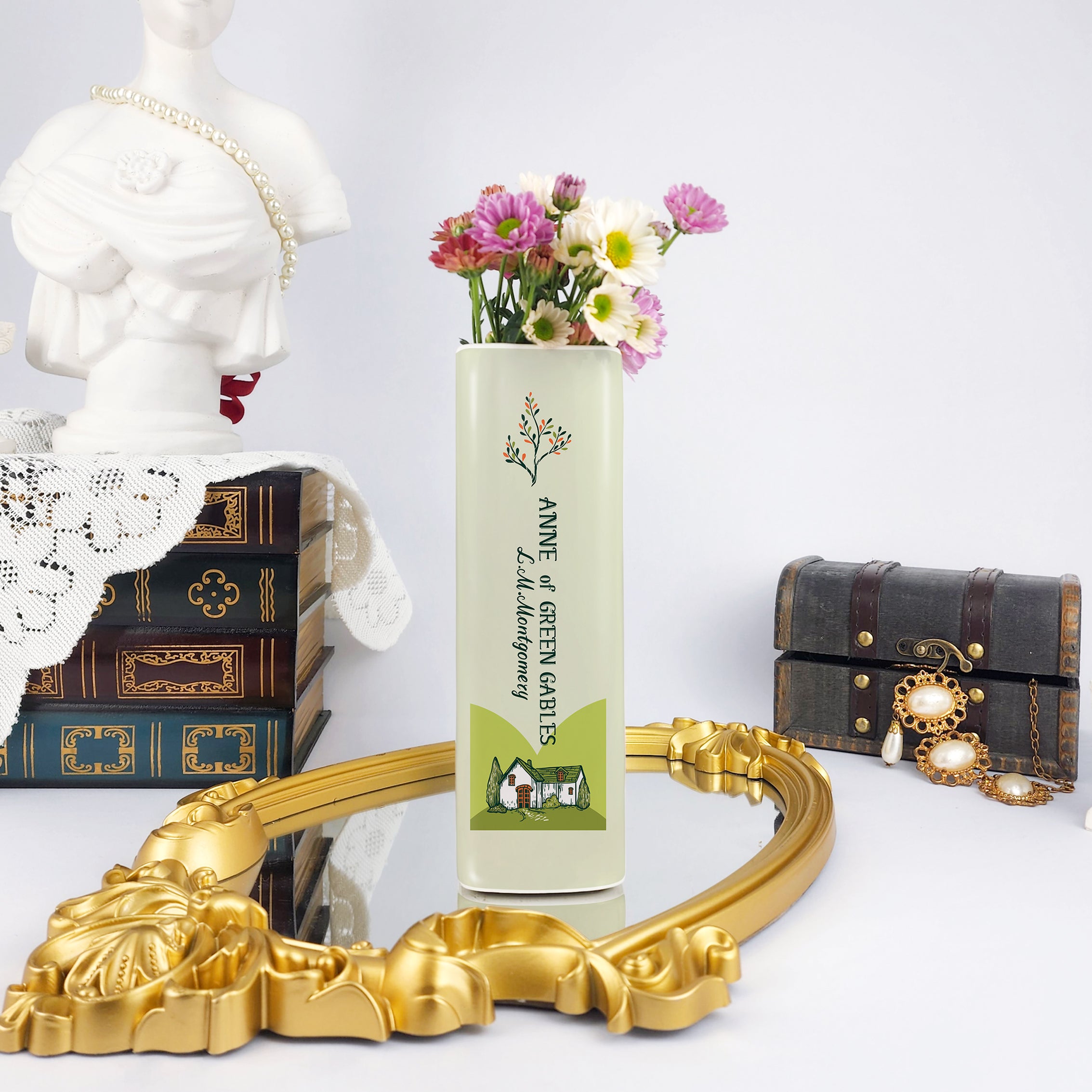 Anne of Green Gables Ceramic Book Vase - Large