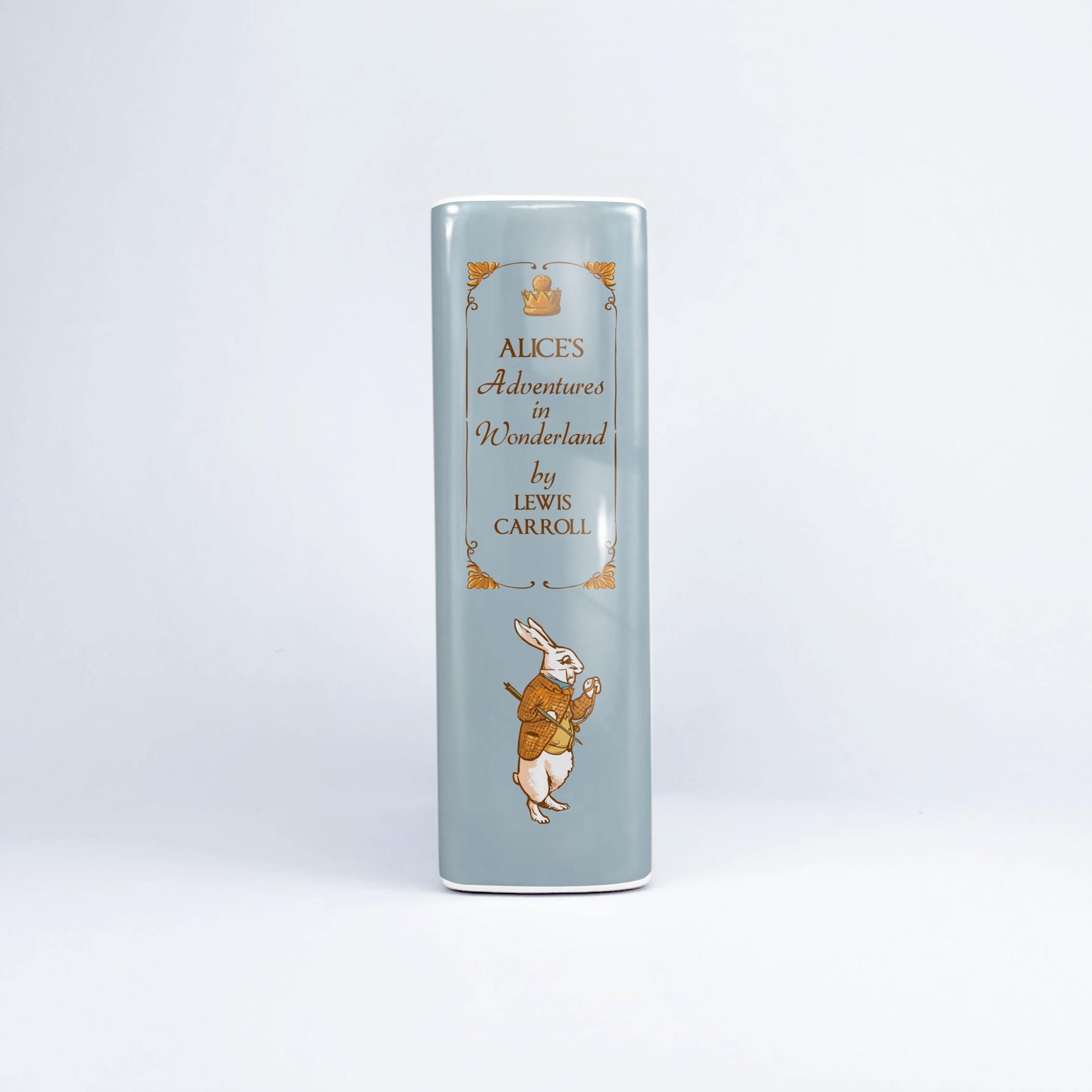 Alice's Adventures in Wonderland Ceramic Book Vase - Large