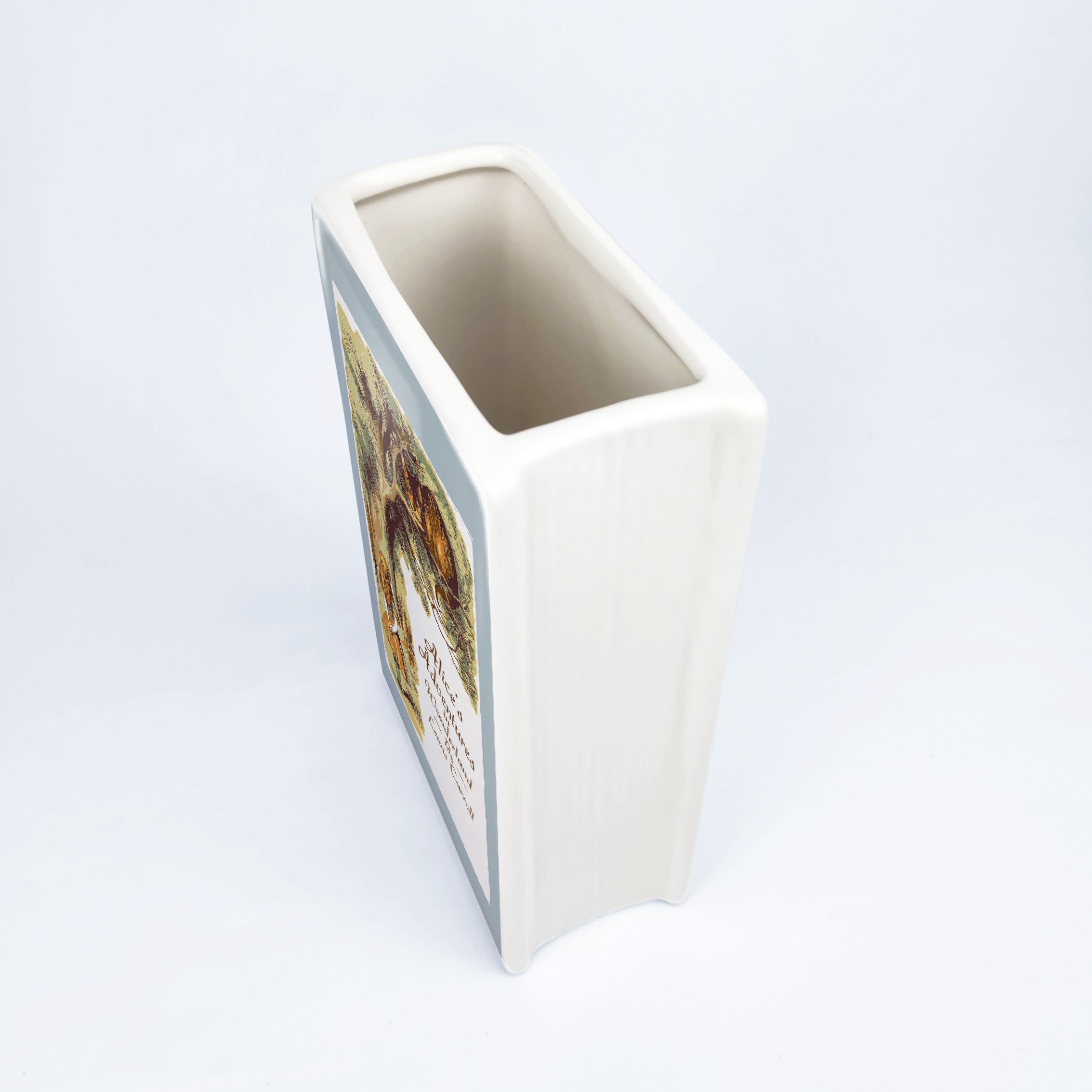 Alice's Adventures in Wonderland Ceramic Book Vase - Large