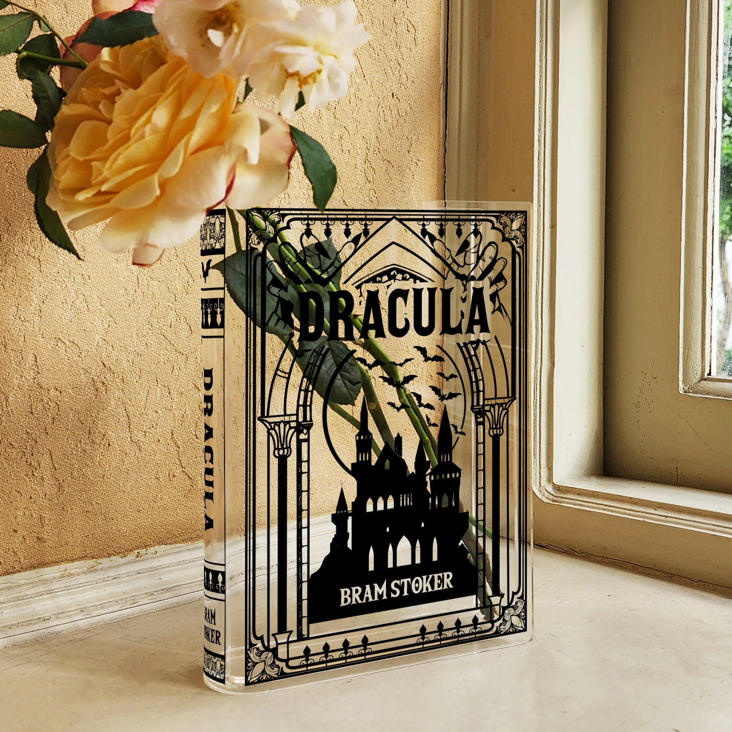 Dracula Acrylic Book Vase - II