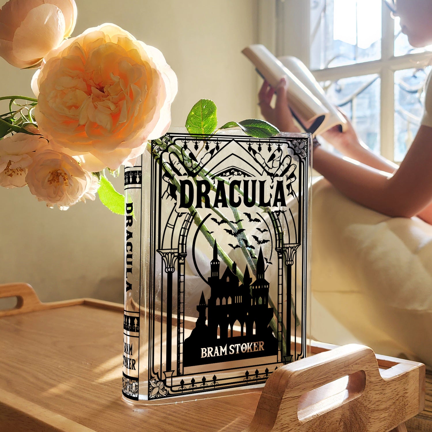 Dracula Acrylic Book Vase - II