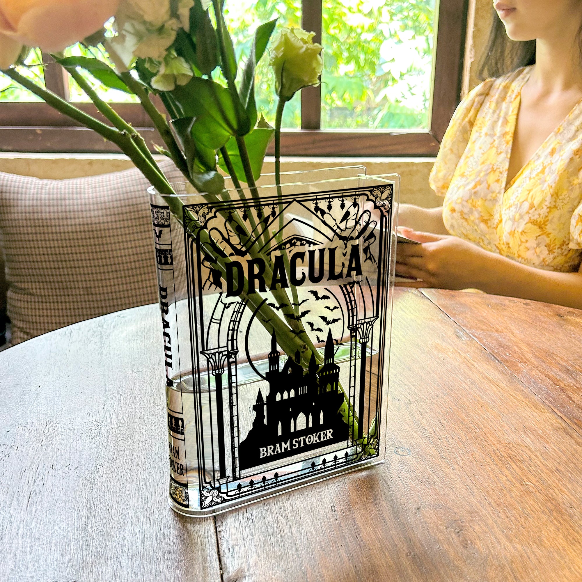 Dracula Acrylic Book Vase - II