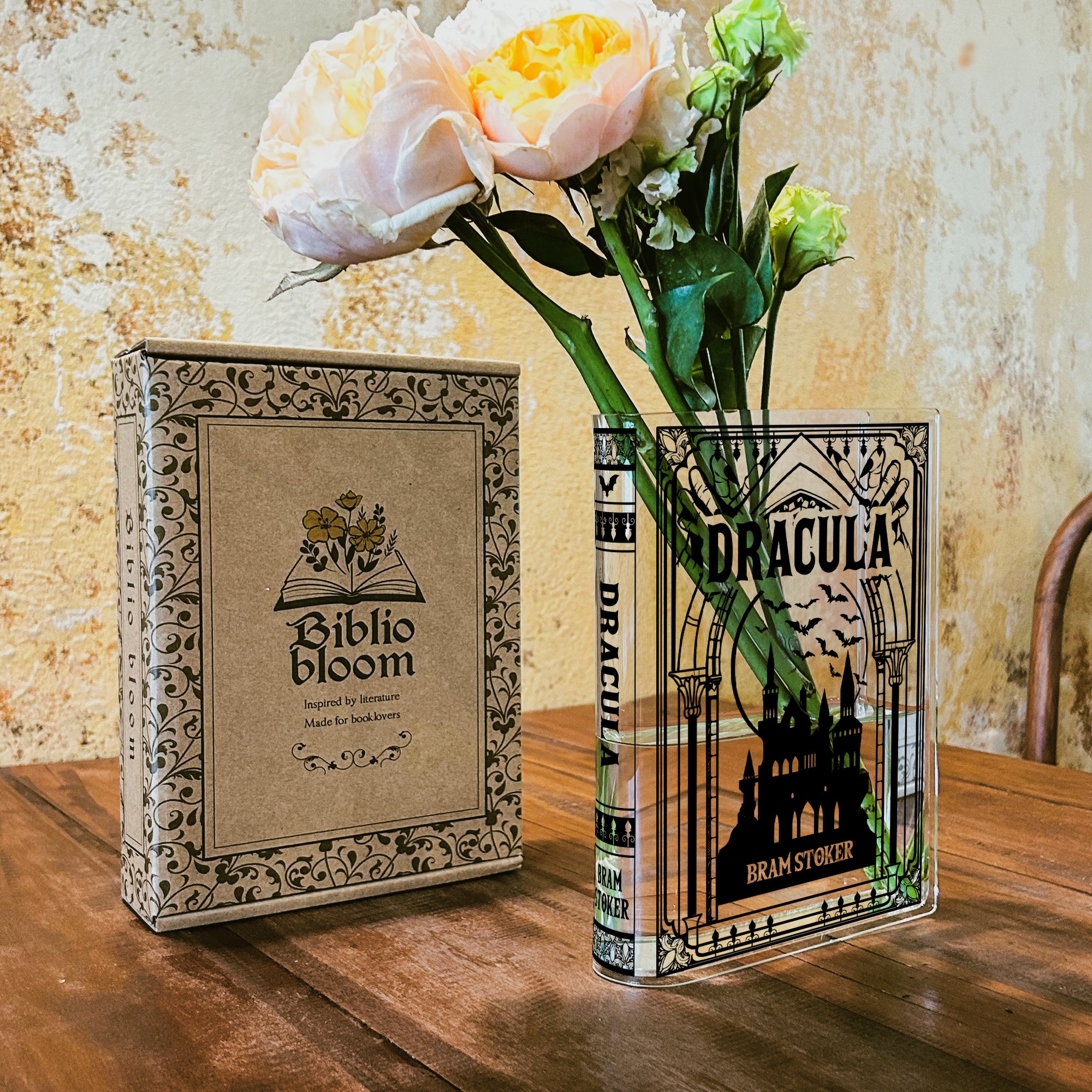 Dracula Acrylic Book Vase - II