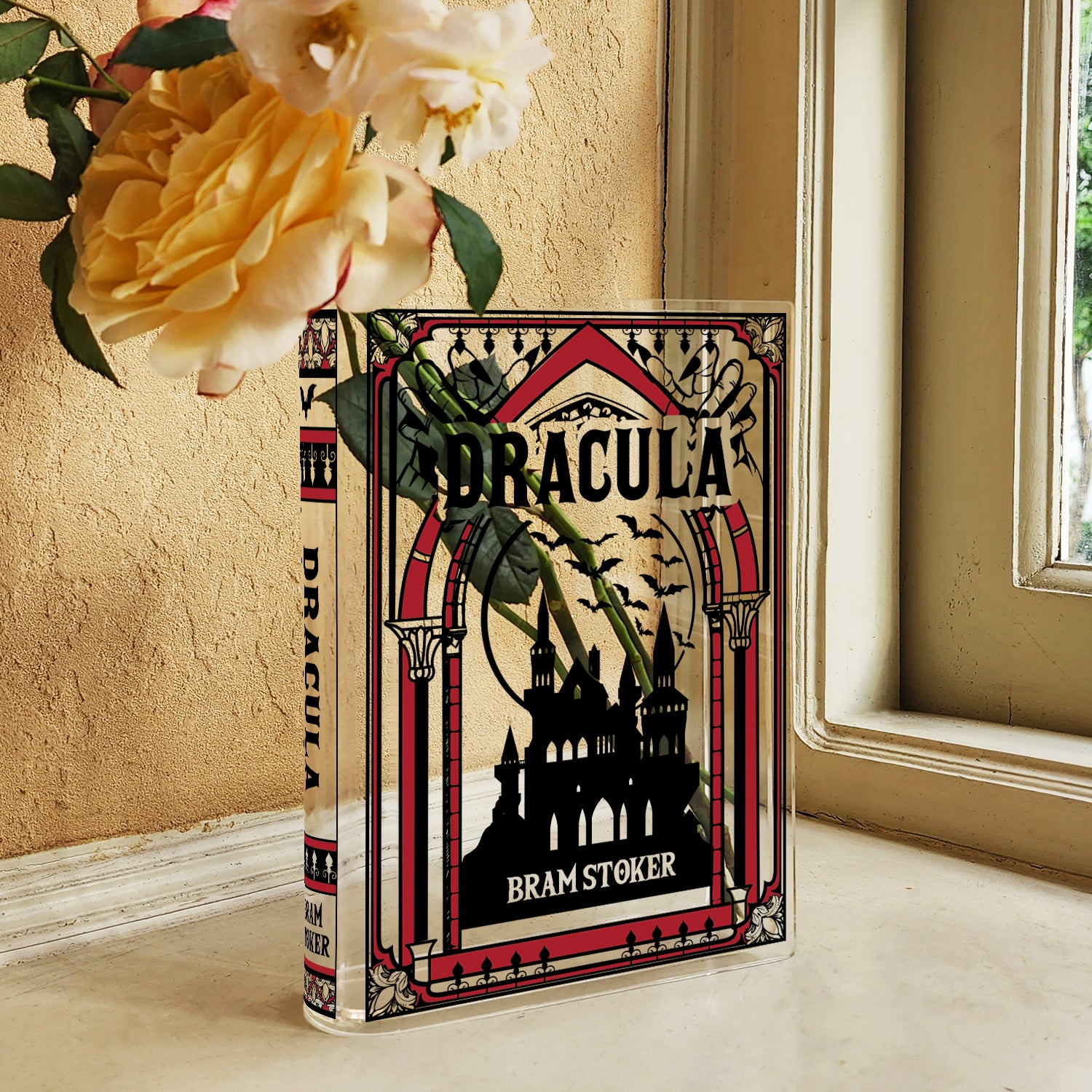 Dracula Acrylic Book Vase - III
