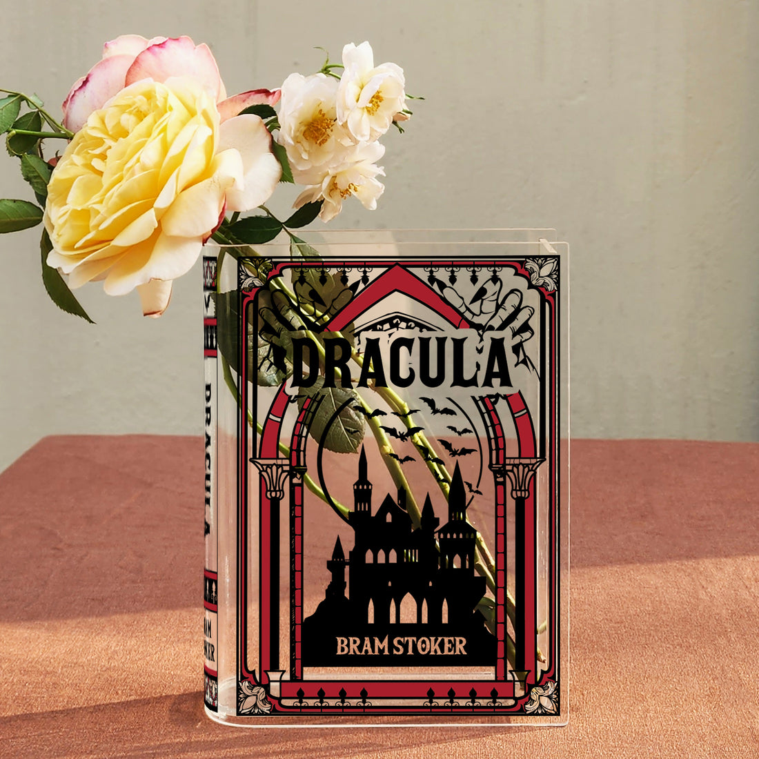 Dracula Acrylic Book Vase - III