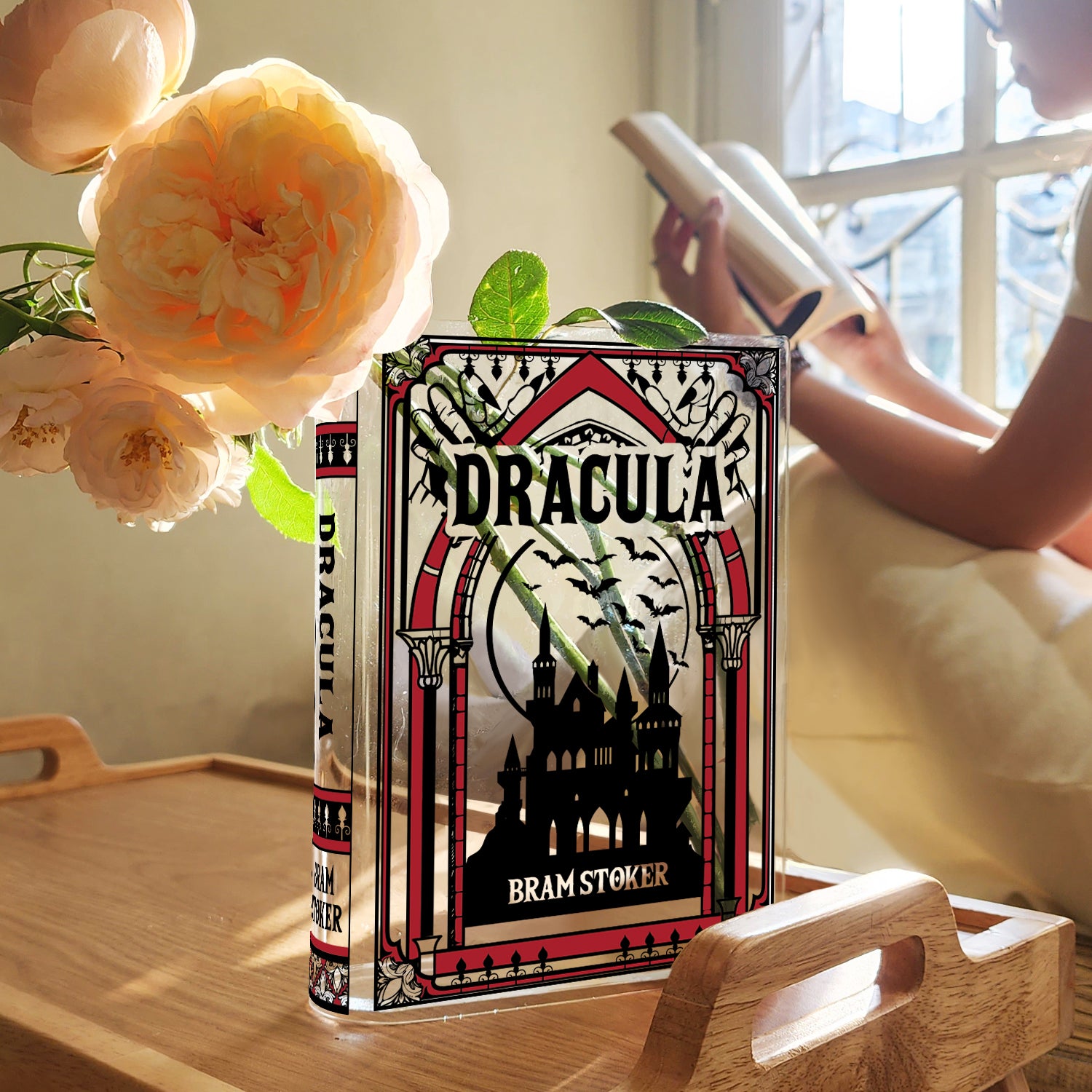 Dracula Acrylic Book Vase - III