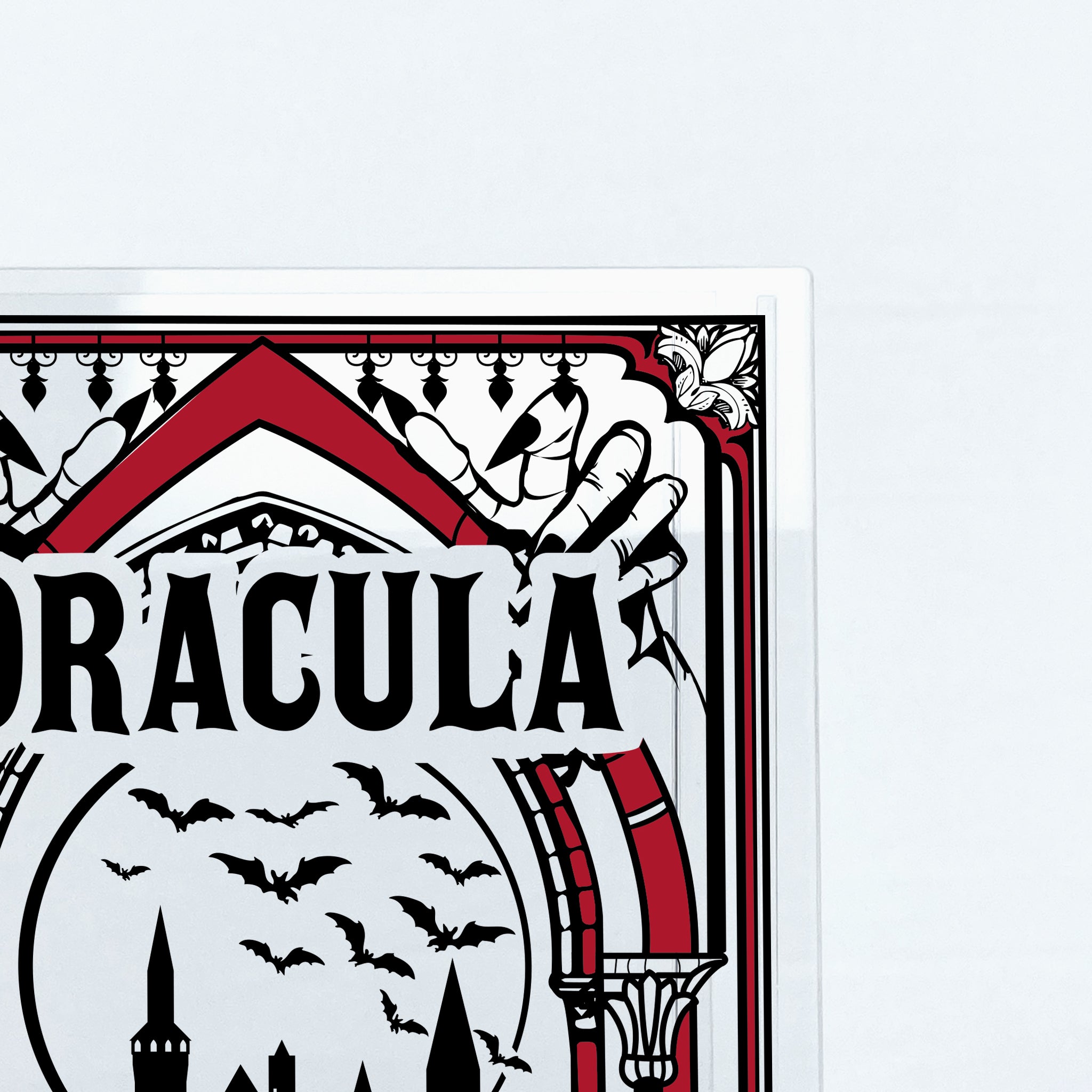 Dracula Acrylic Book Vase - III