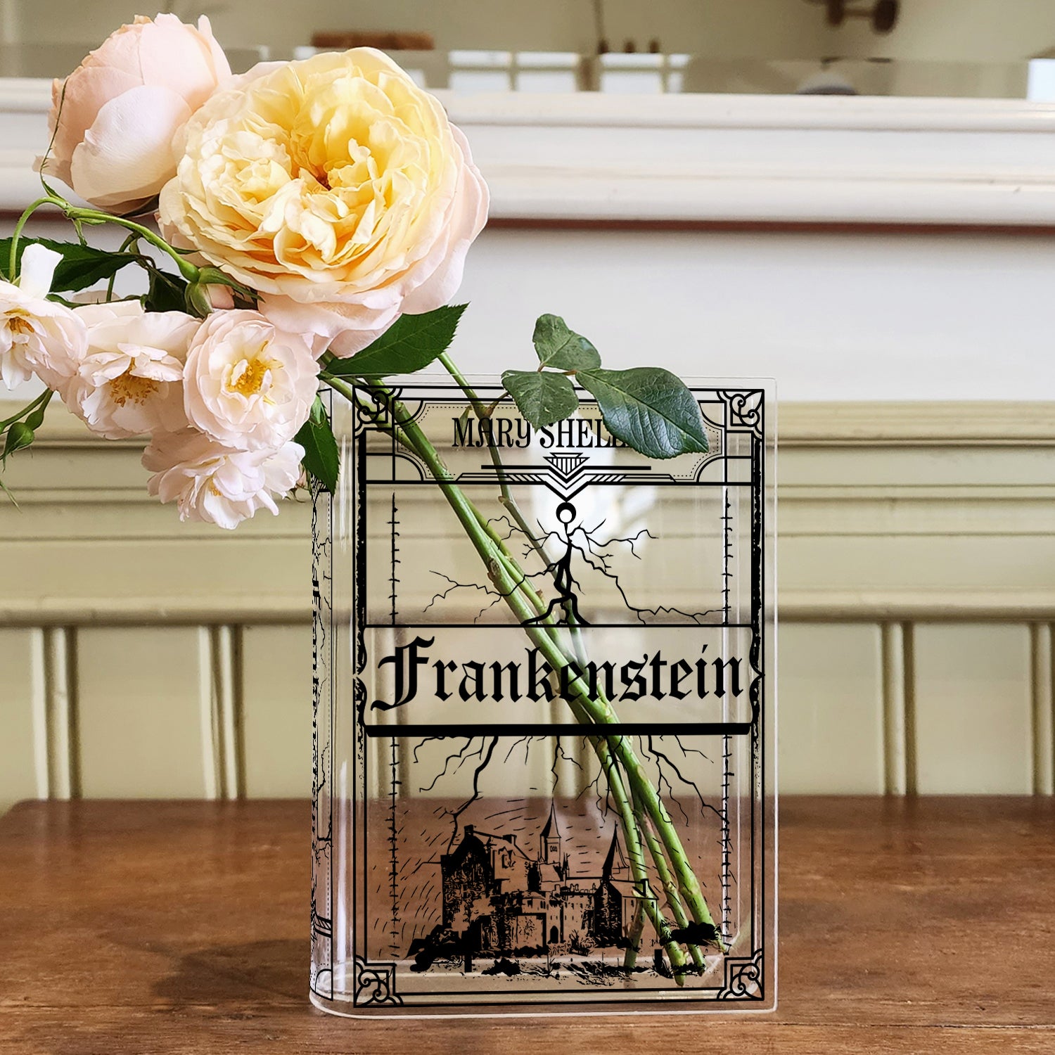 Frankenstein Acrylic Book Vase