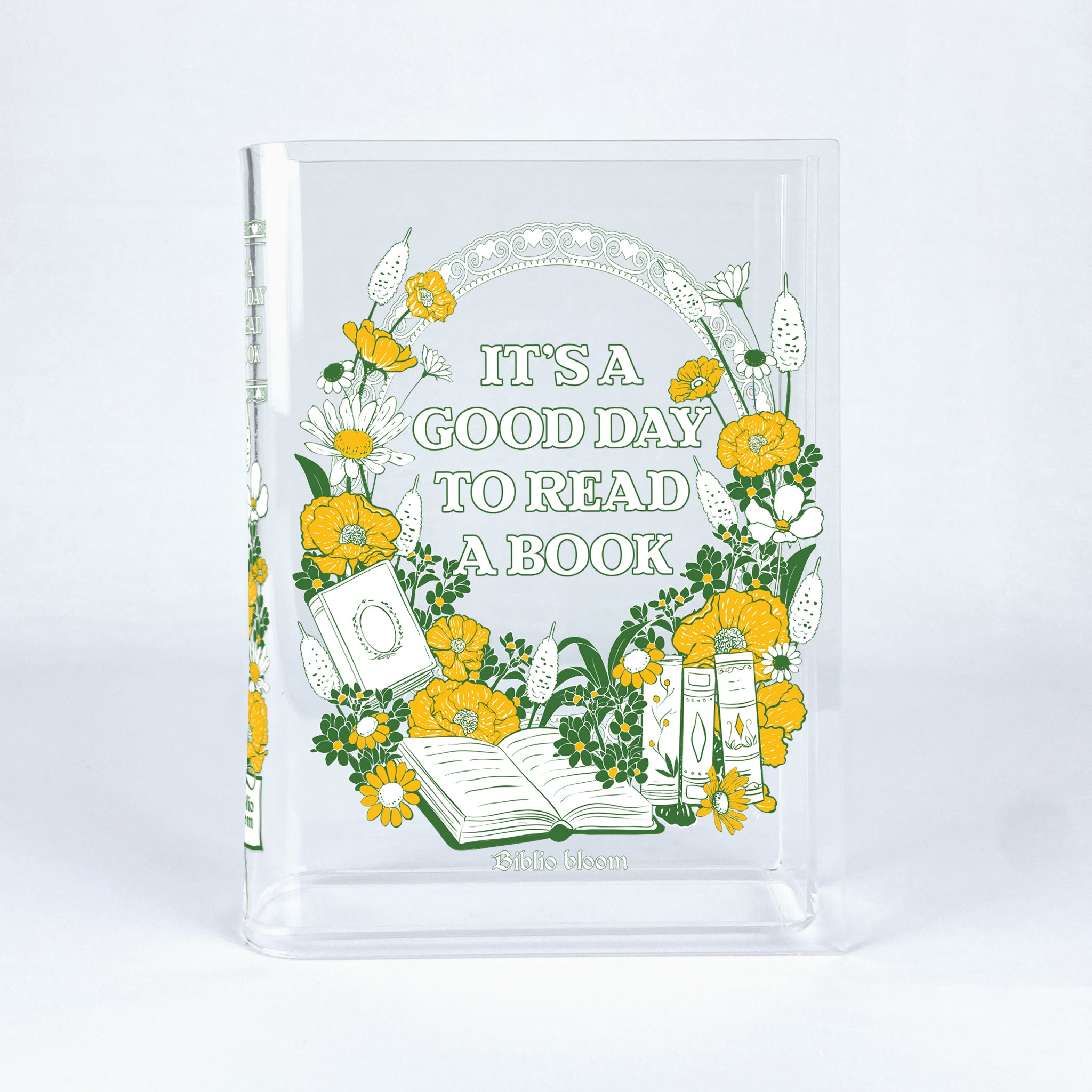 It's A Good Day To Read A Book Acrylic Book Vase - II