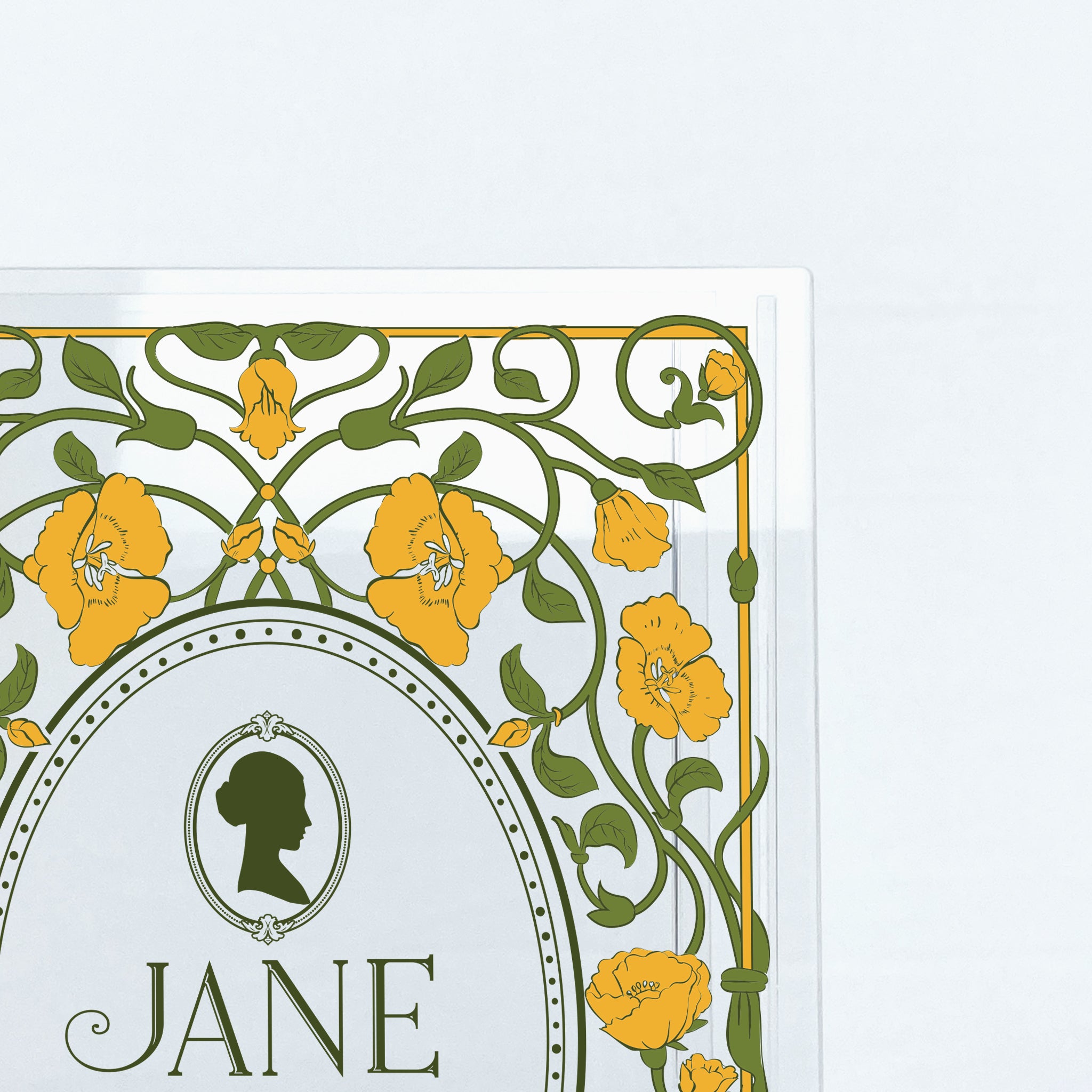 Jane Eyre Acrylic Book Vase - II