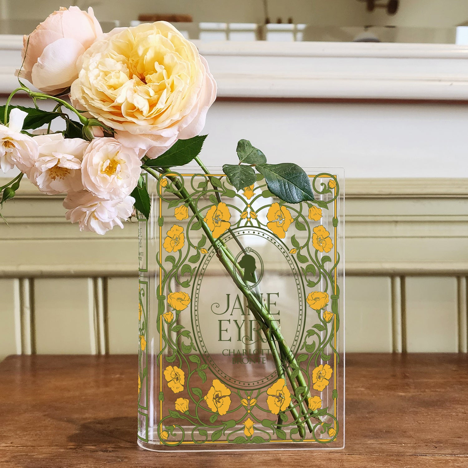 Jane Eyre Acrylic Book Vase - II
