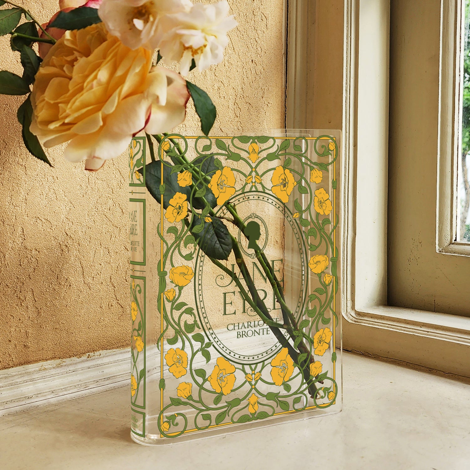Jane Eyre Acrylic Book Vase - II