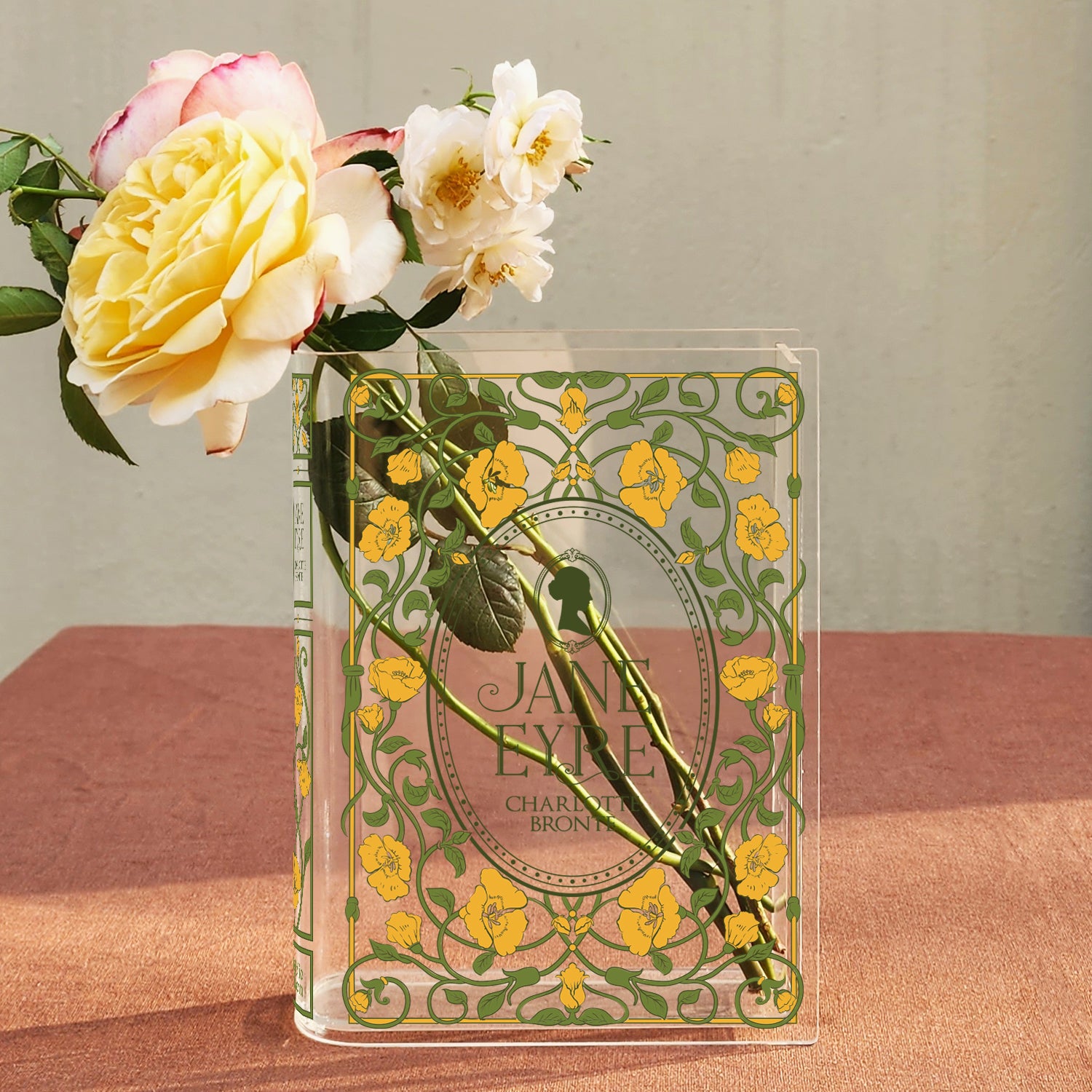 Jane Eyre Acrylic Book Vase - II