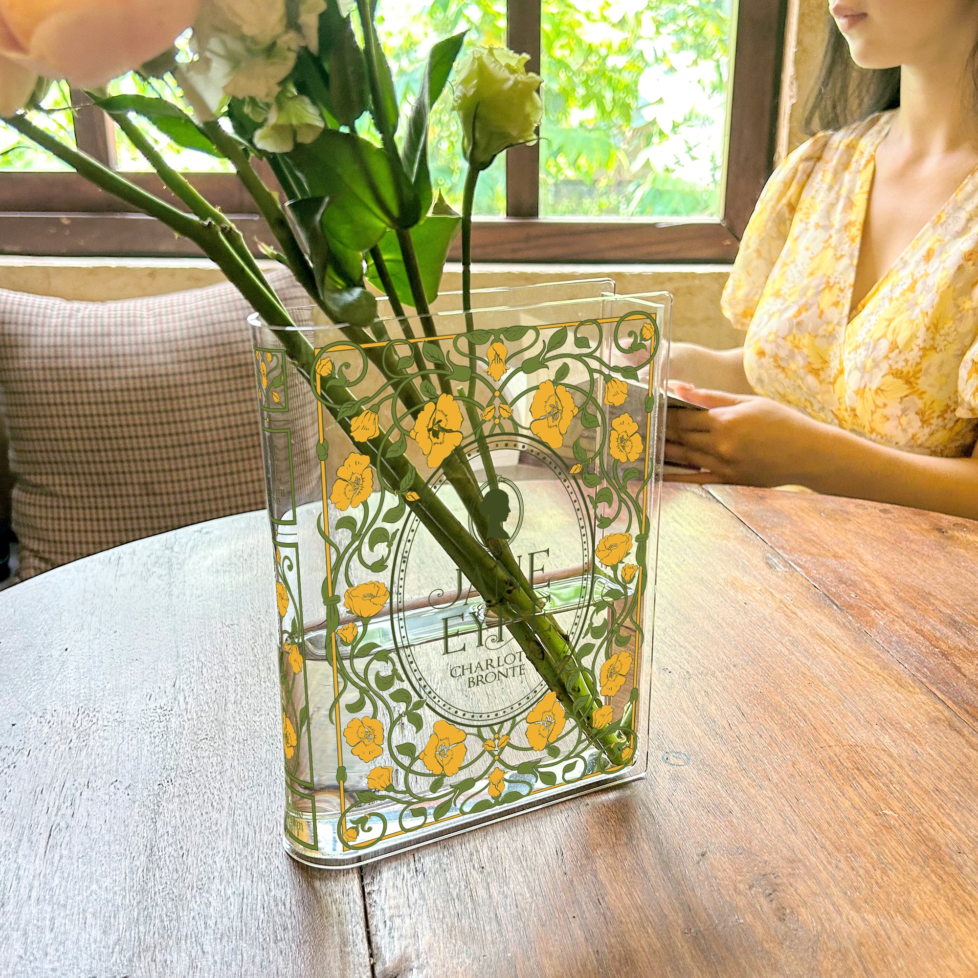 Jane Eyre Acrylic Book Vase - II