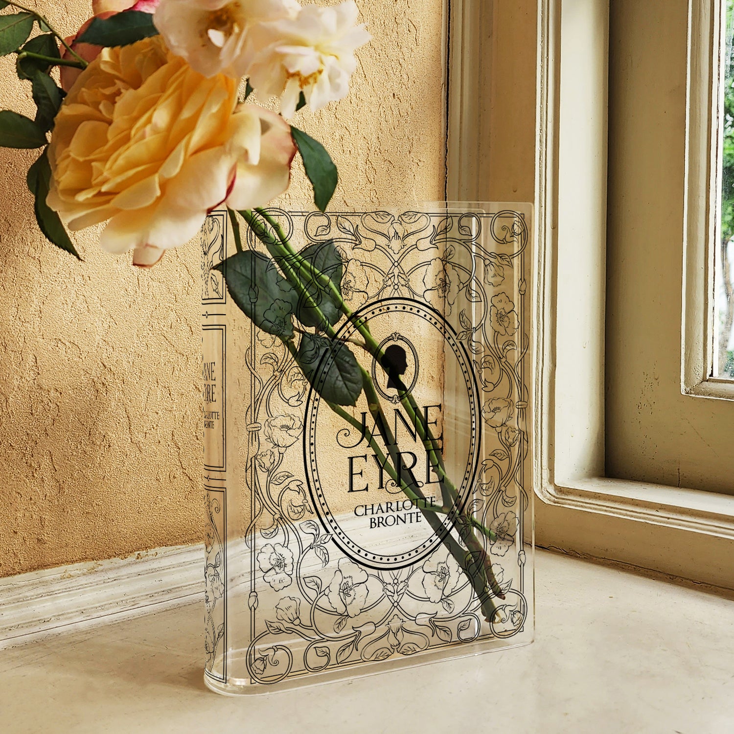 Jane Eyre Acrylic Book Vase