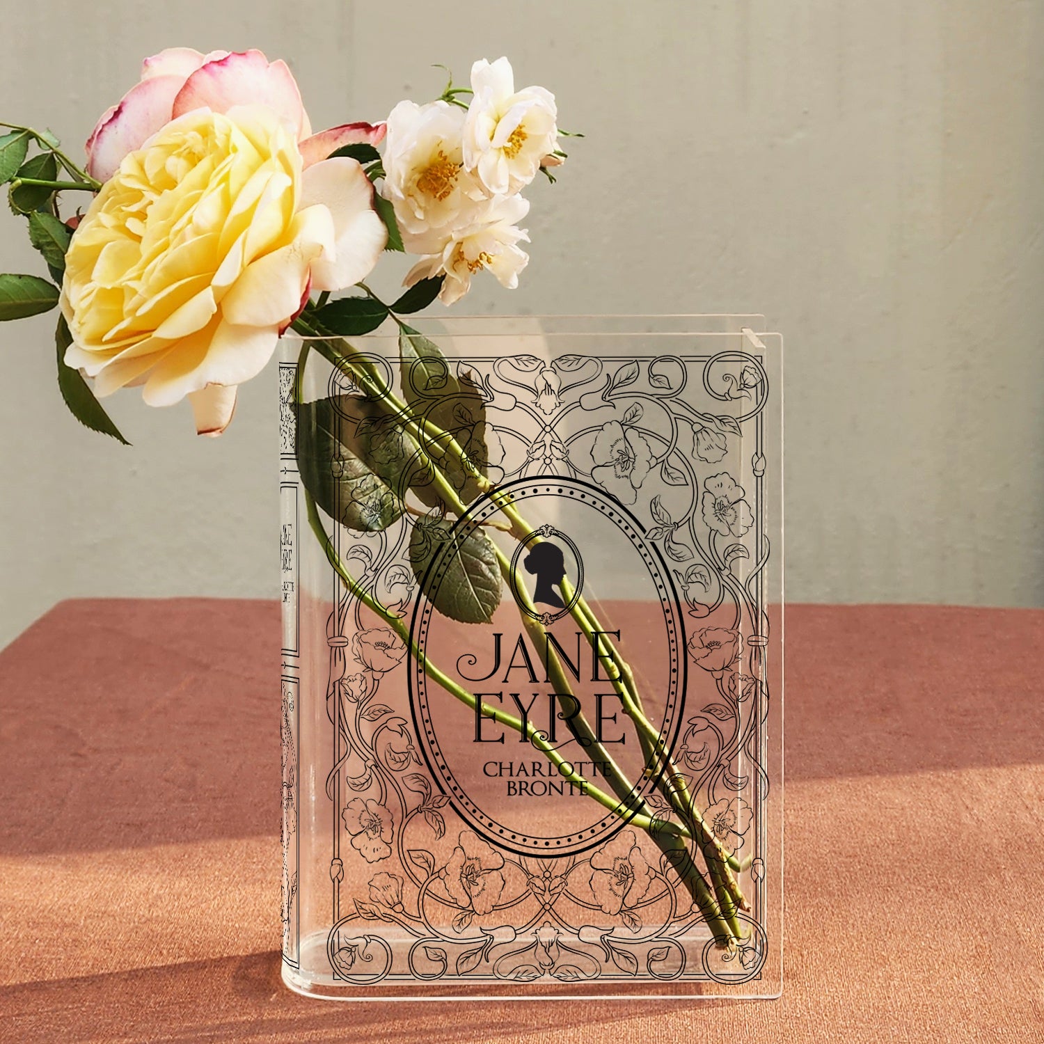 Jane Eyre Acrylic Book Vase
