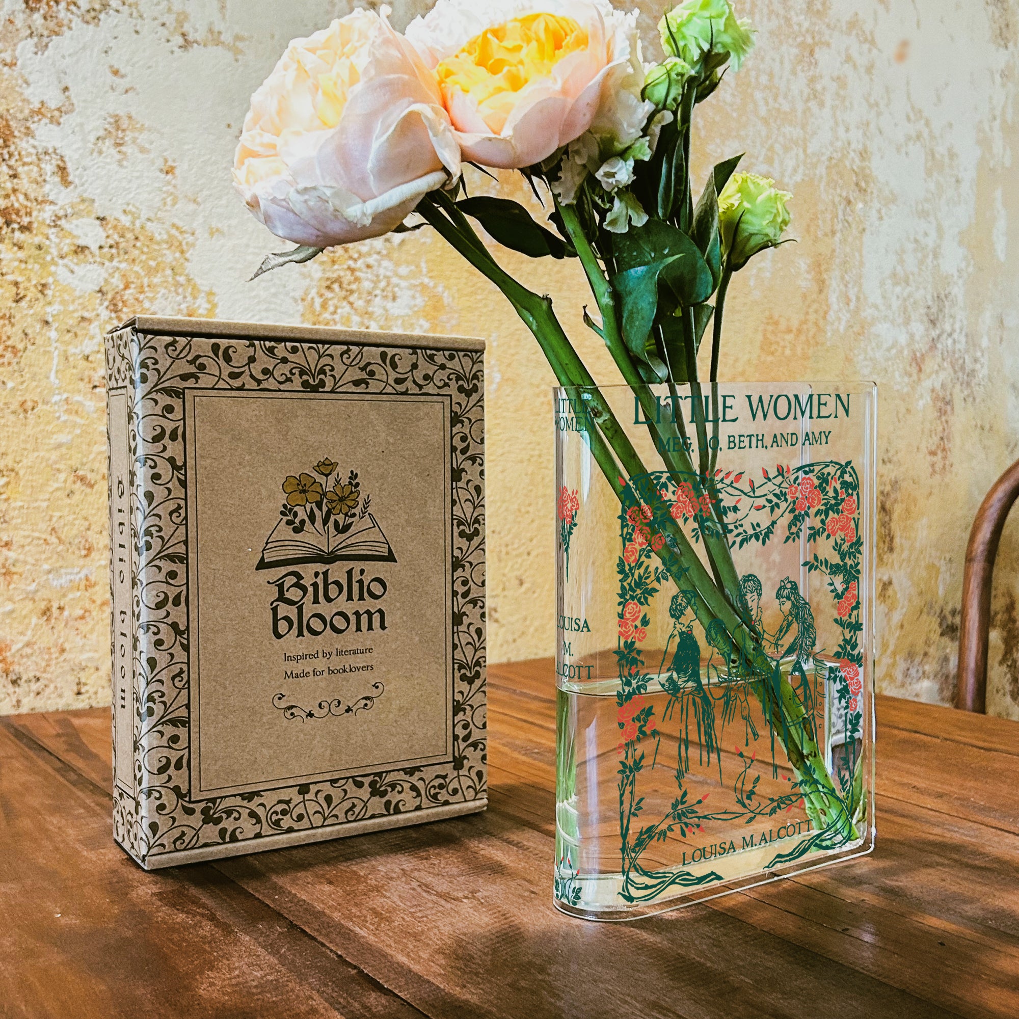 Little Women Acrylic Book Vase