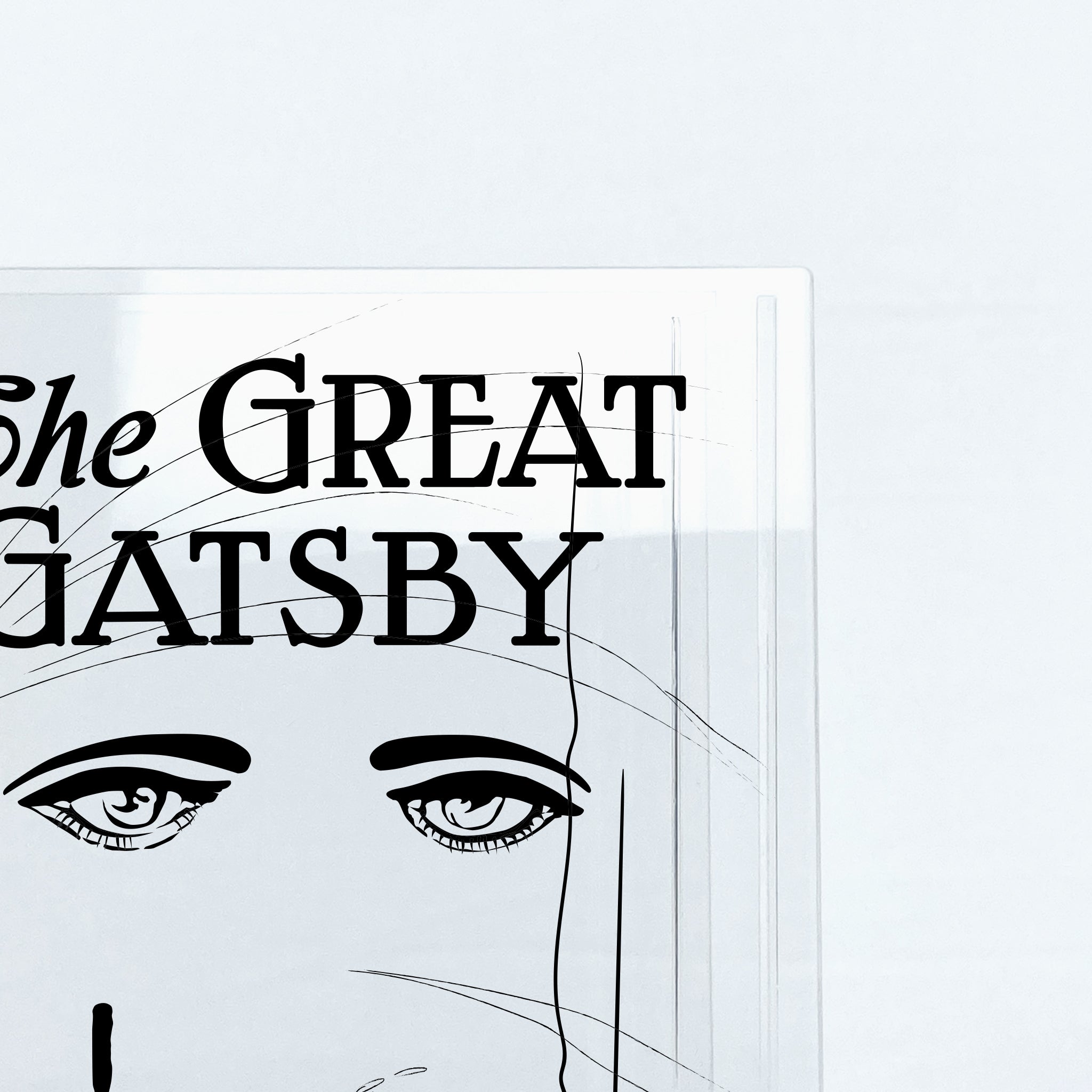 The Great Gatsby Acrylic Book Vase