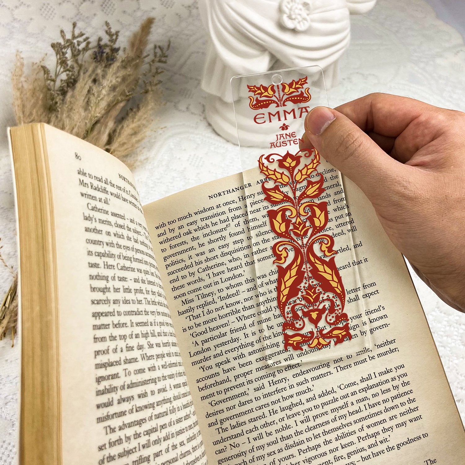 Emma Acrylic Bookmark