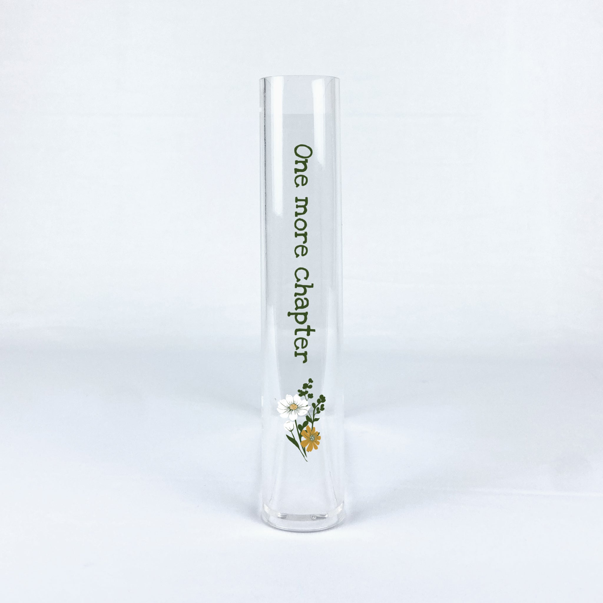 Just One More Chapter Acrylic Book Vase - II