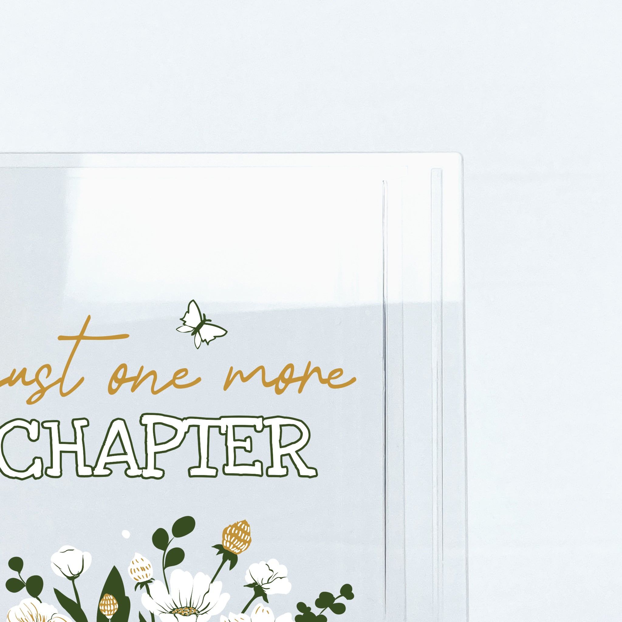 Just One More Chapter Acrylic Book Vase - II
