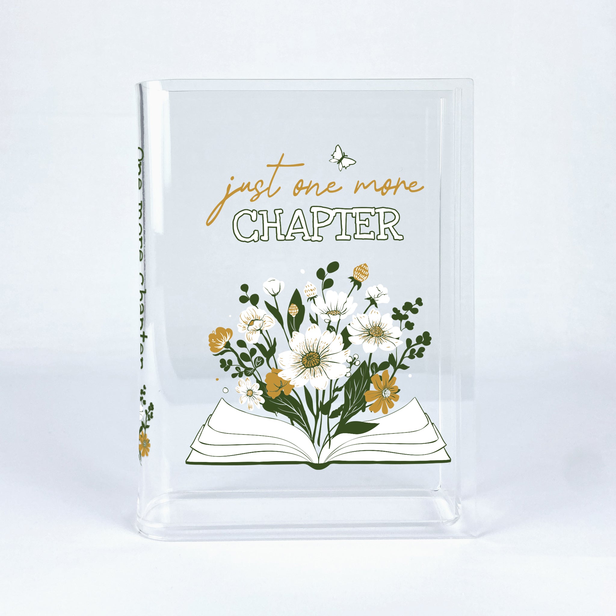 Just One More Chapter Acrylic Book Vase - II