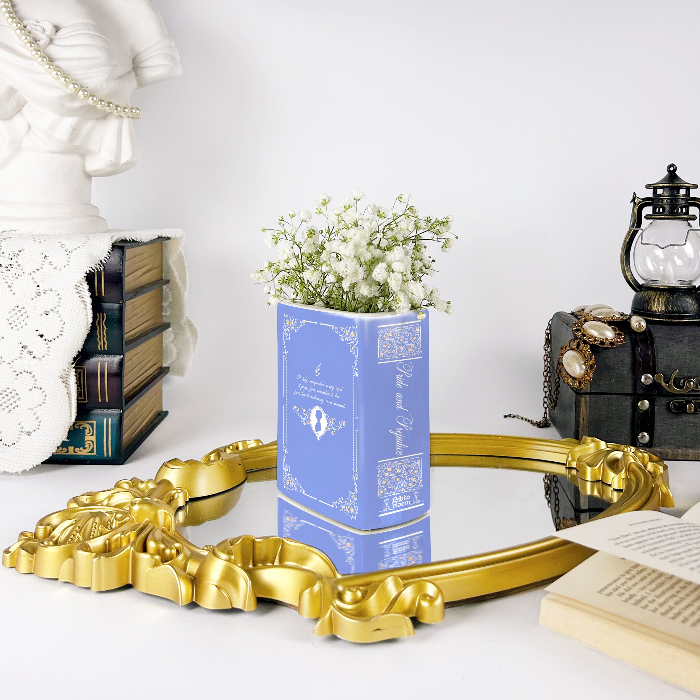 Pride and Prejudice Ceramic Book Vase - II - Small