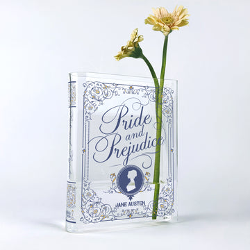 Pride and Prejudice Acrylic Book Vase - III