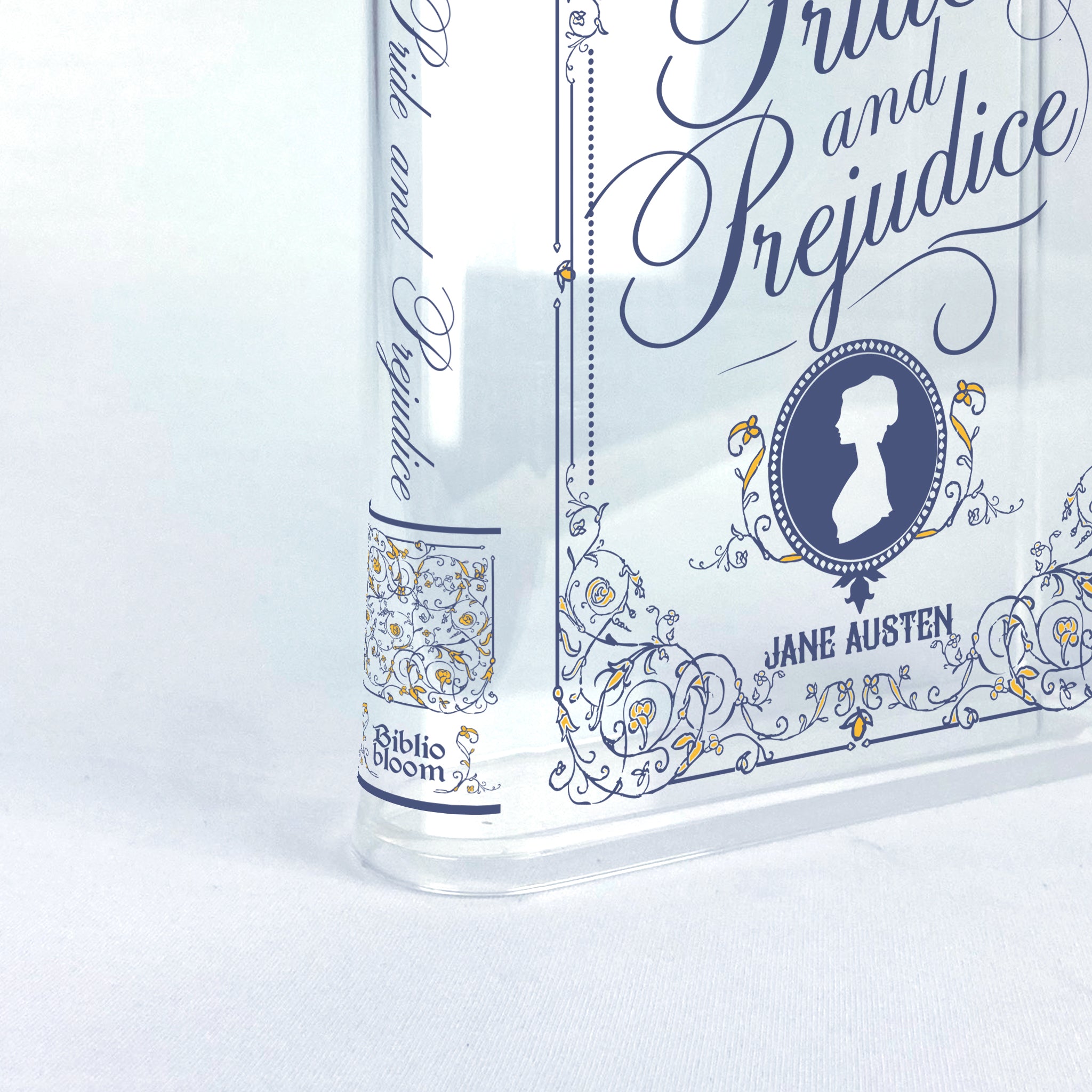 Pride and Prejudice Acrylic Book Vase - III
