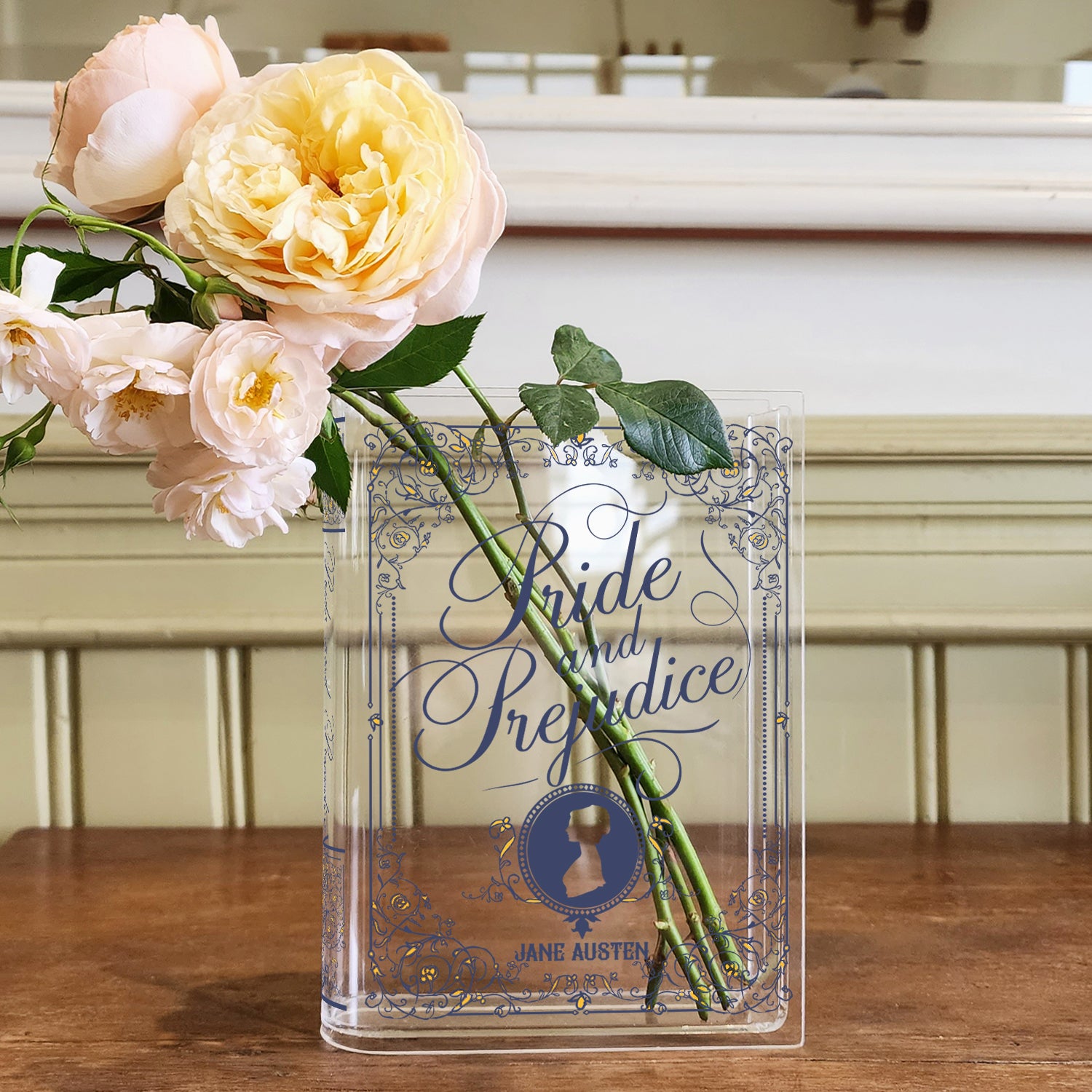 Pride and Prejudice Acrylic Book Vase - III