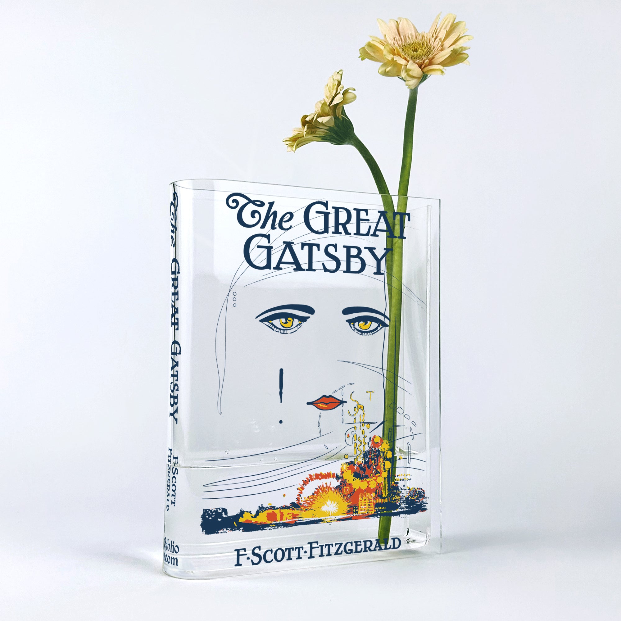 The Great Gatsby Acrylic Book Vase - II