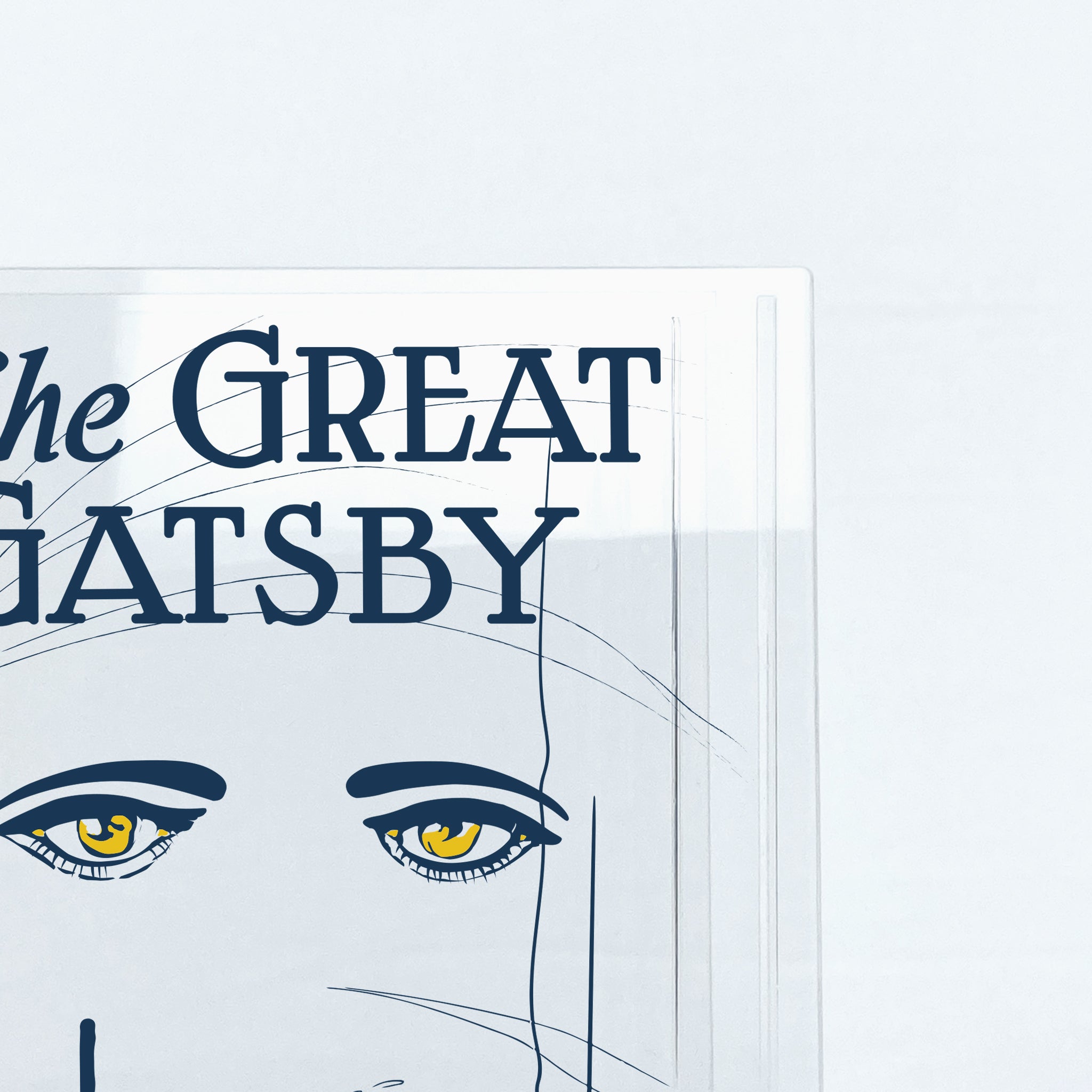 The Great Gatsby Acrylic Book Vase - II
