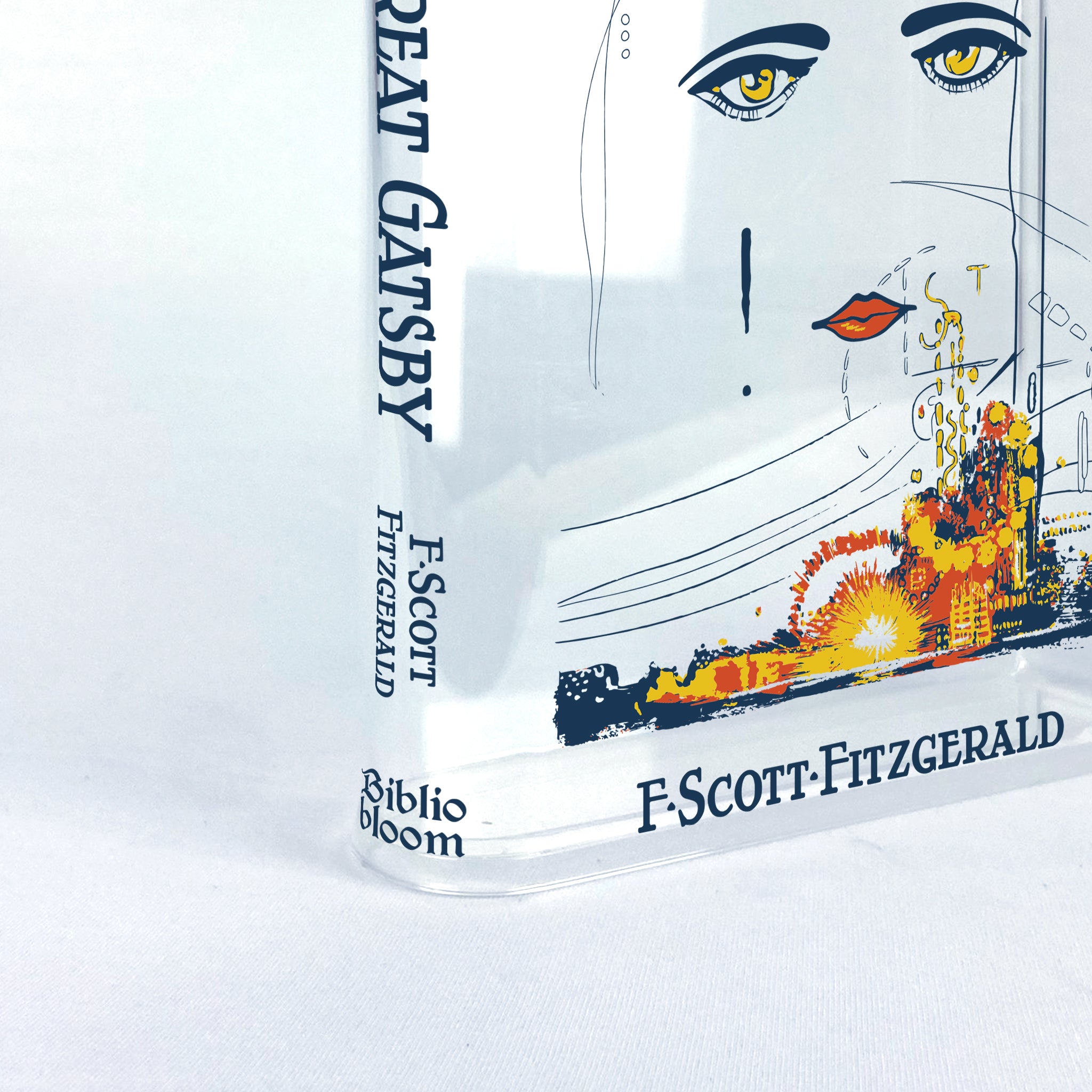 The Great Gatsby Acrylic Book Vase - II