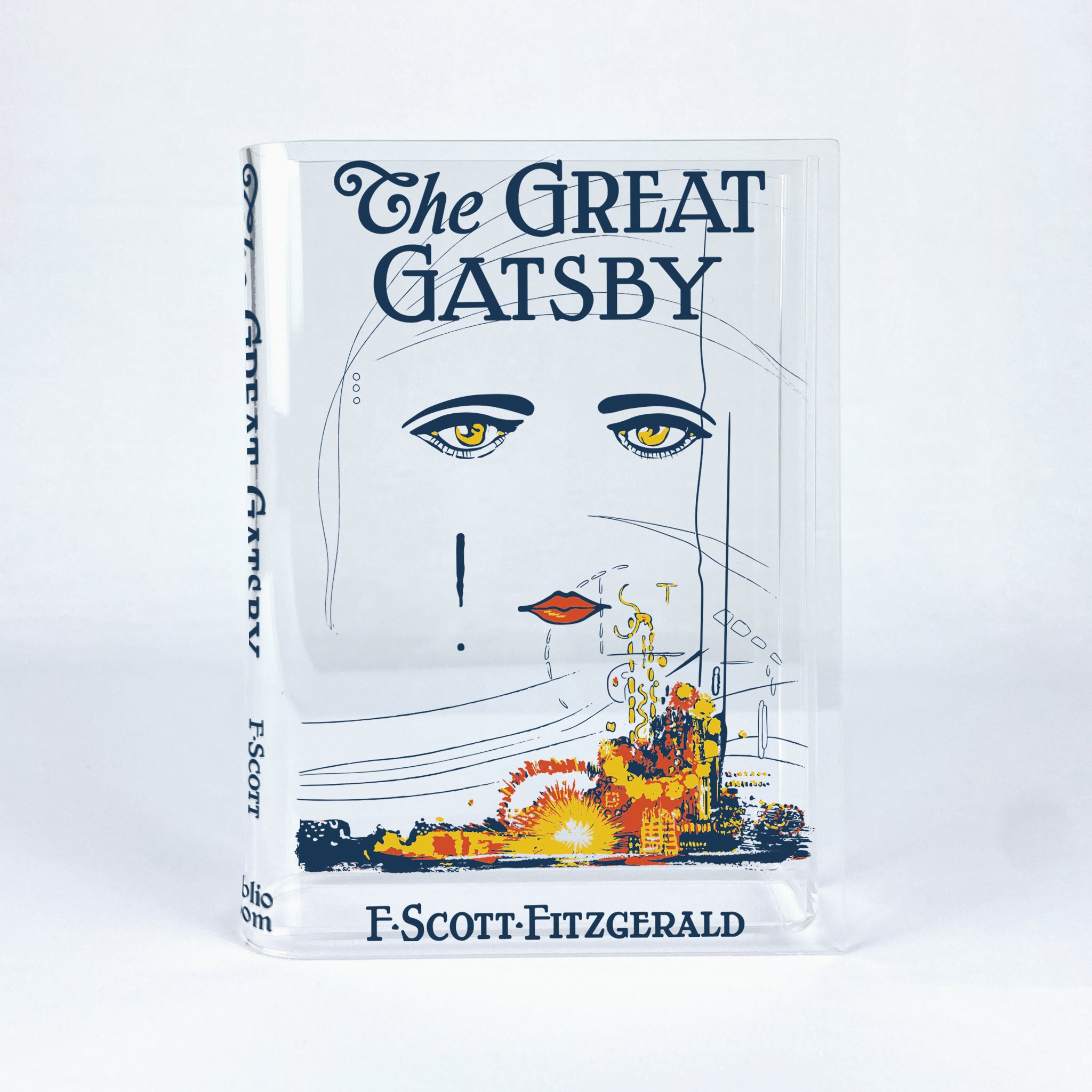 The Great Gatsby Acrylic Book Vase - II
