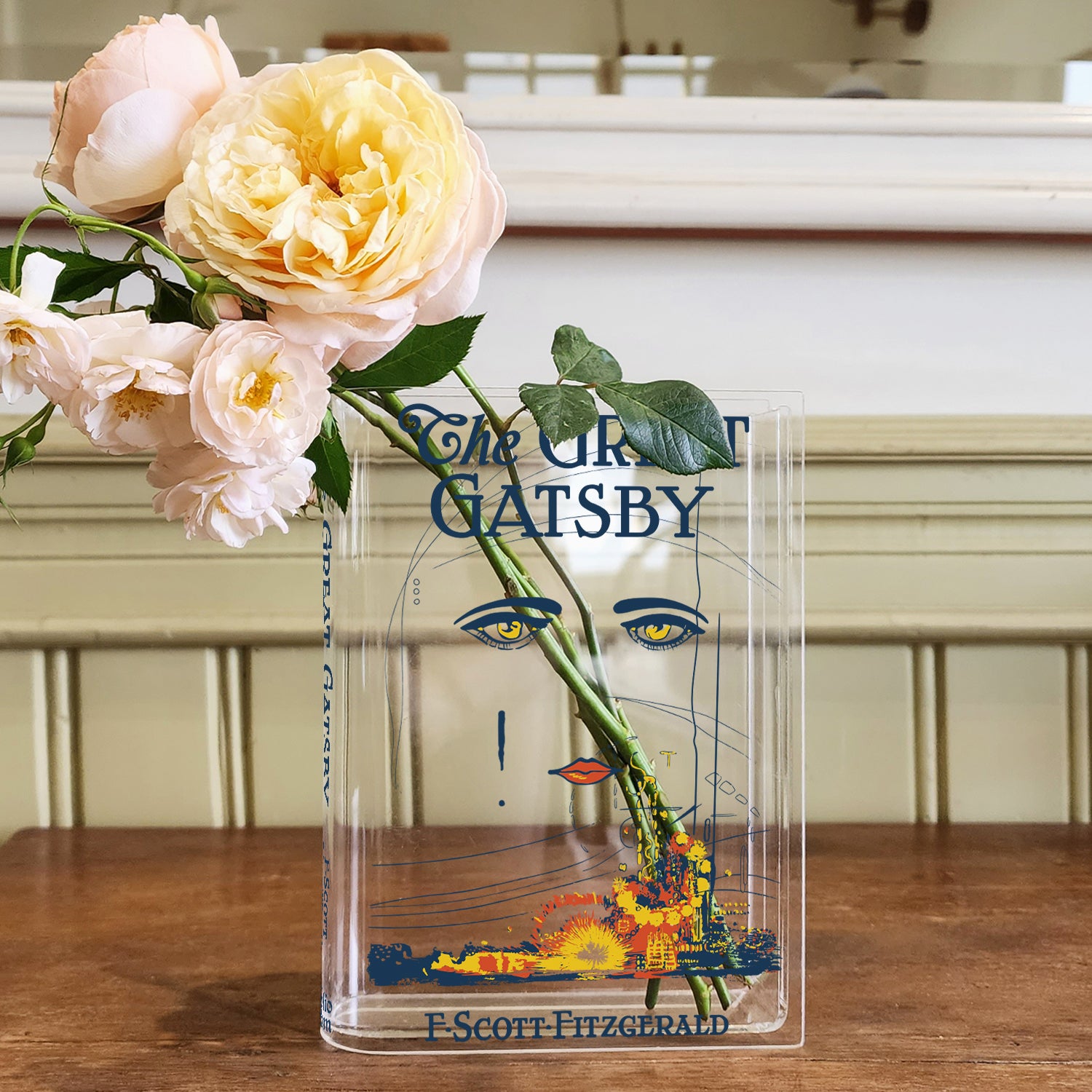 The Great Gatsby Acrylic Book Vase - II