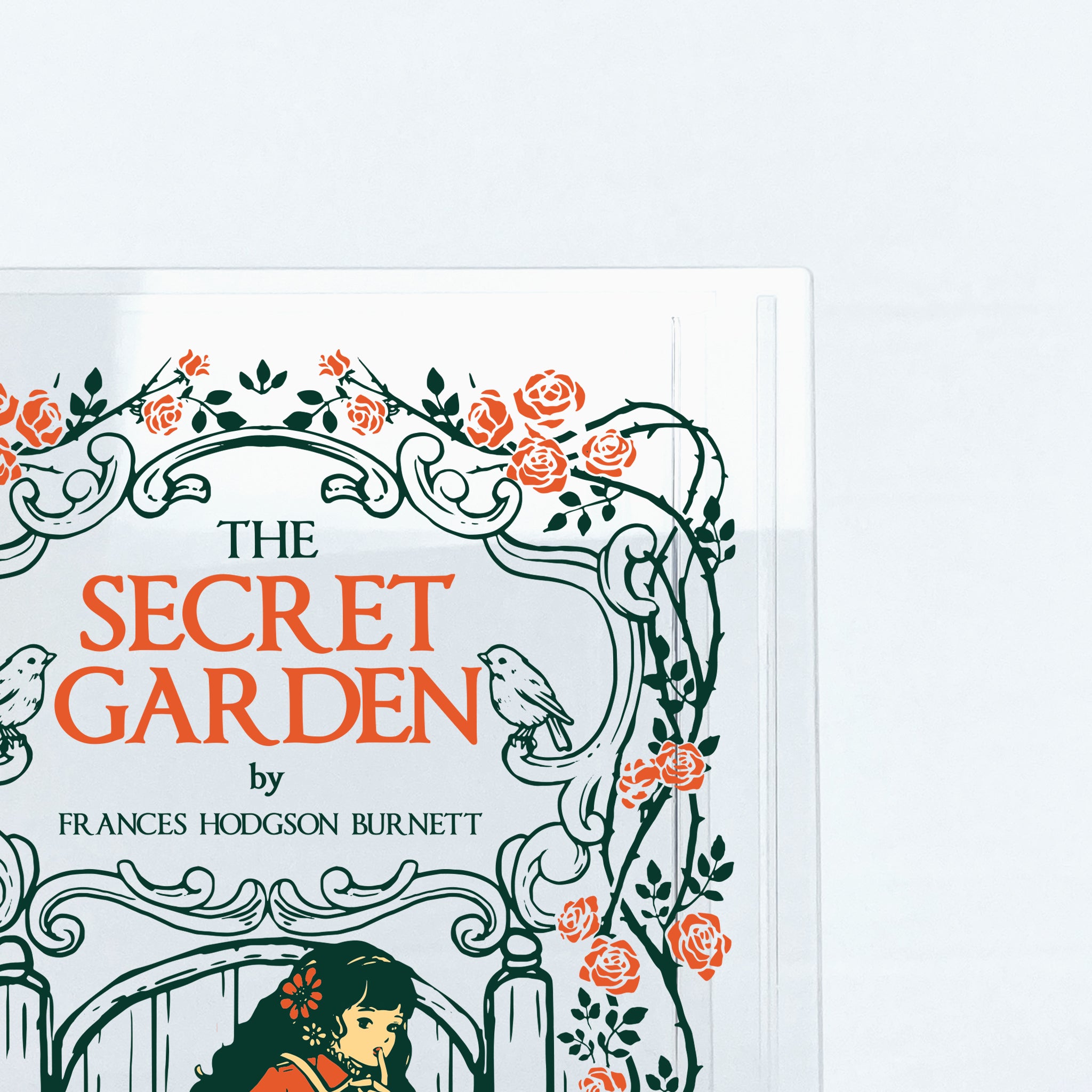 The Secret Garden Acrylic Book Vase