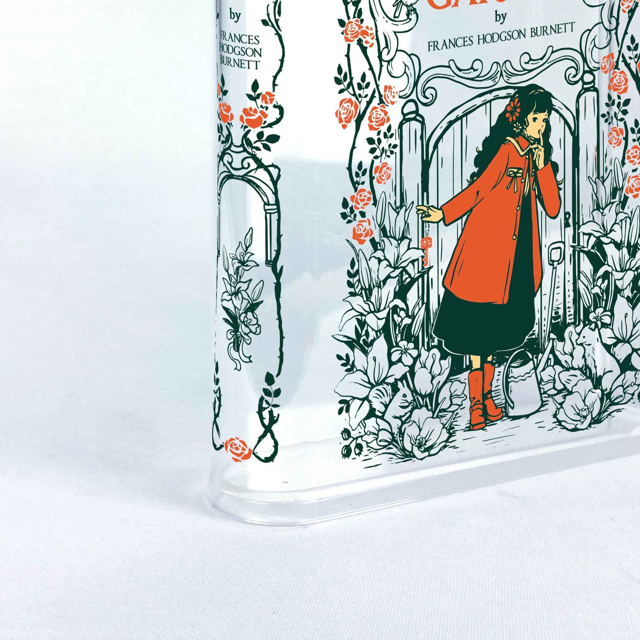 The Secret Garden Acrylic Book Vase