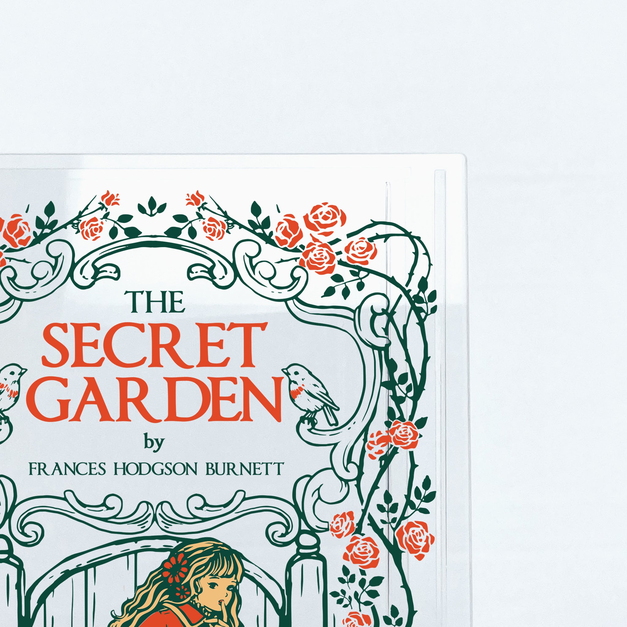 The Secret Garden Acrylic Book Vase - II