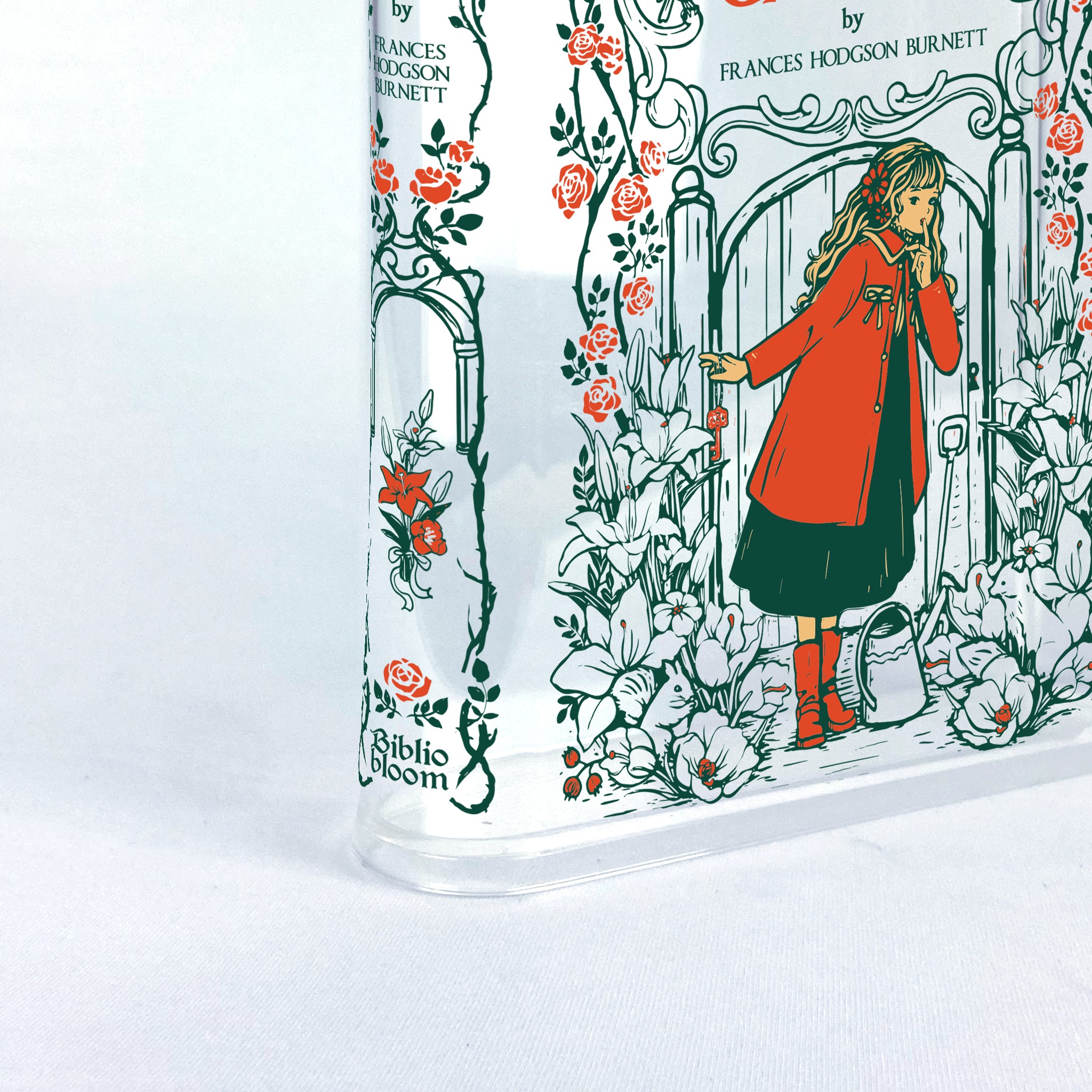 The Secret Garden Acrylic Book Vase - II