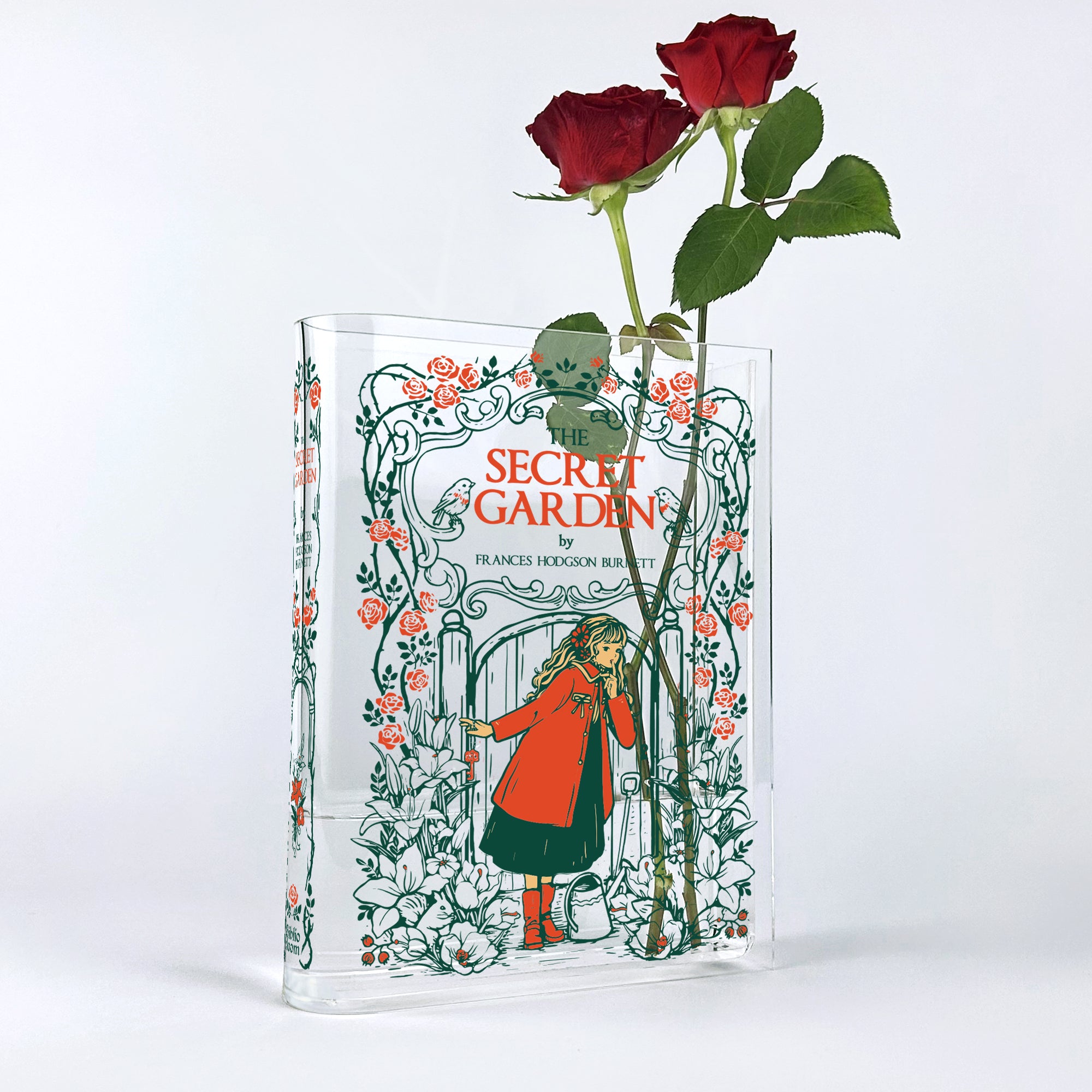The Secret Garden Acrylic Book Vase - II