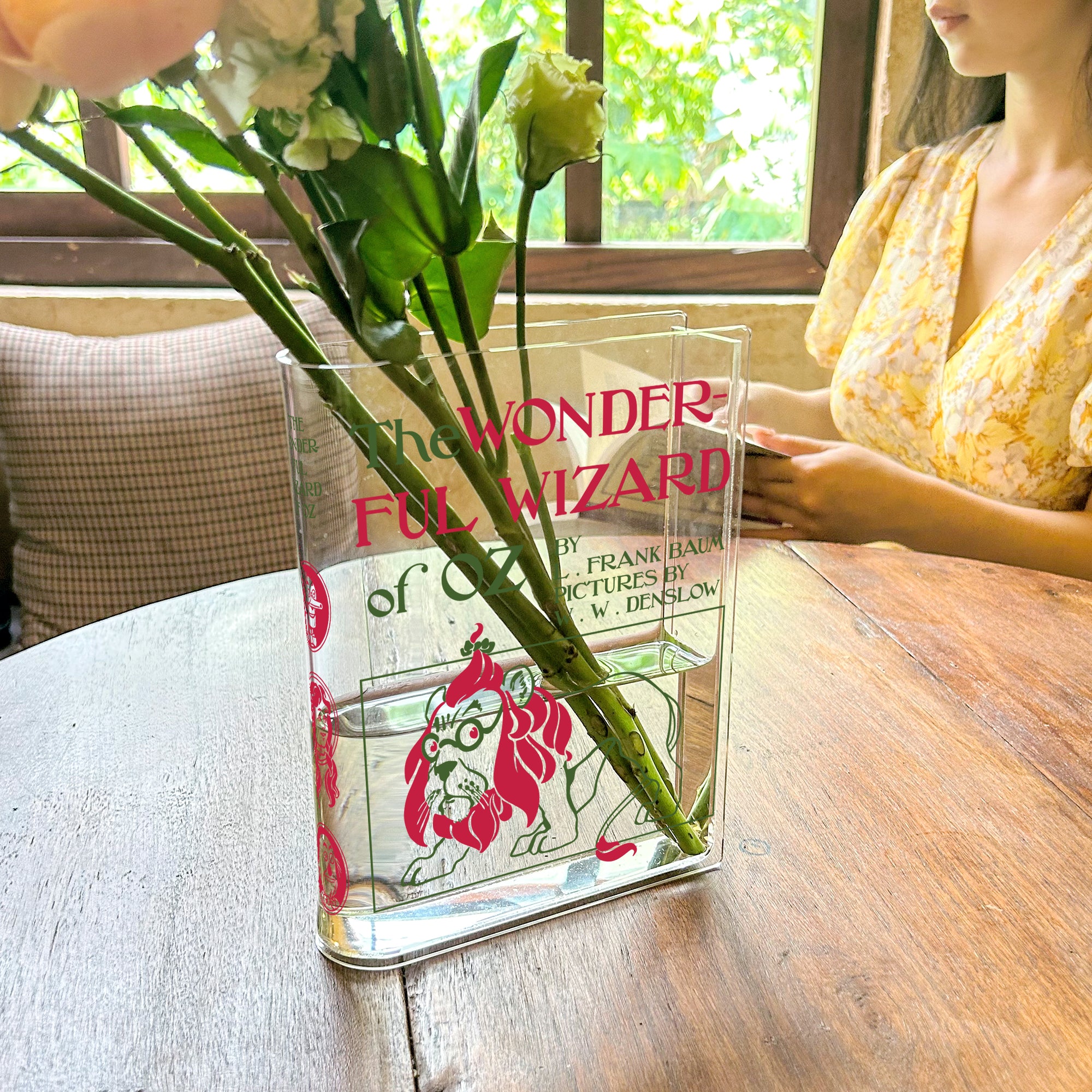 The Wonderful Wizard of Oz Acrylic Book Vase - II