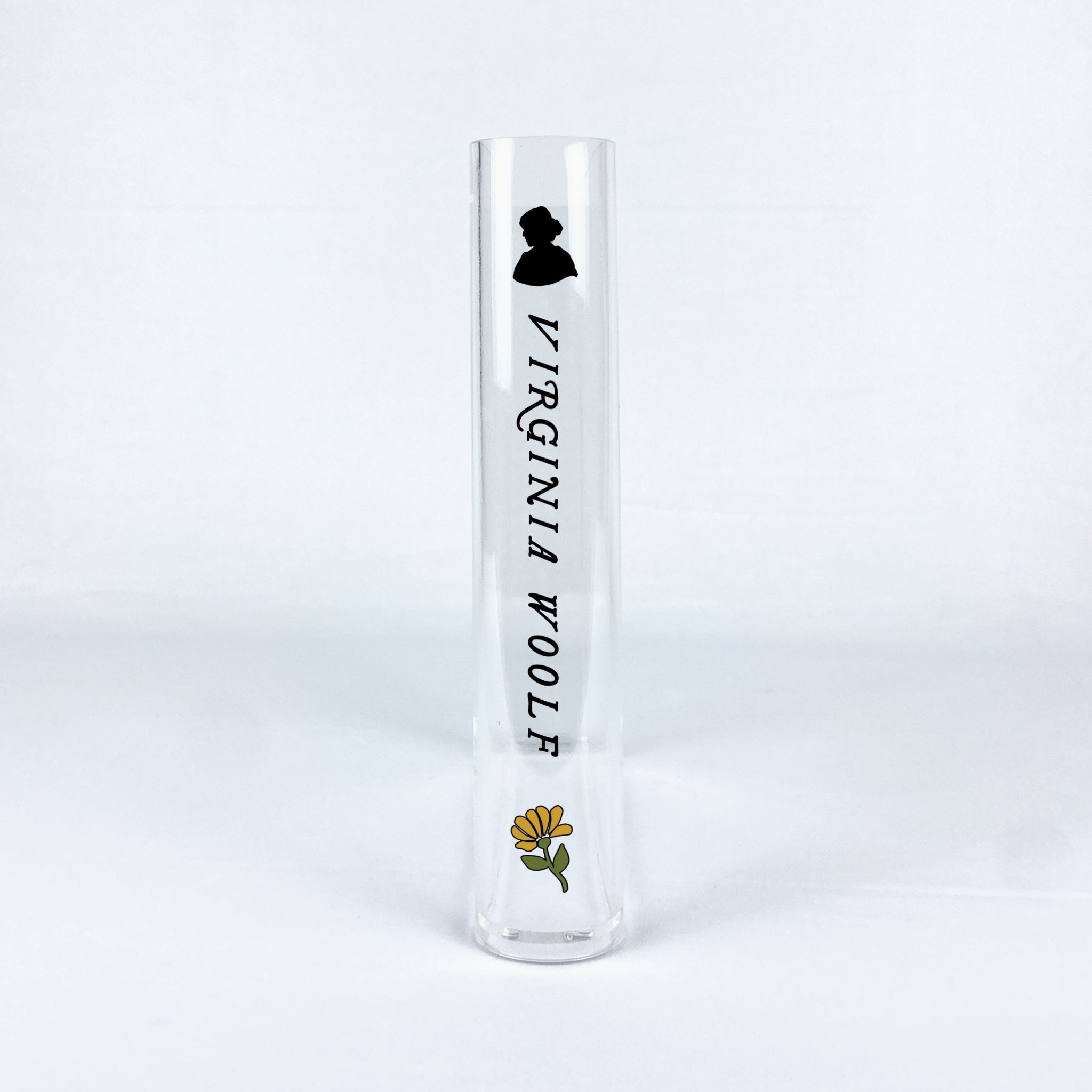 Virginia Woolf Acrylic Book Vase