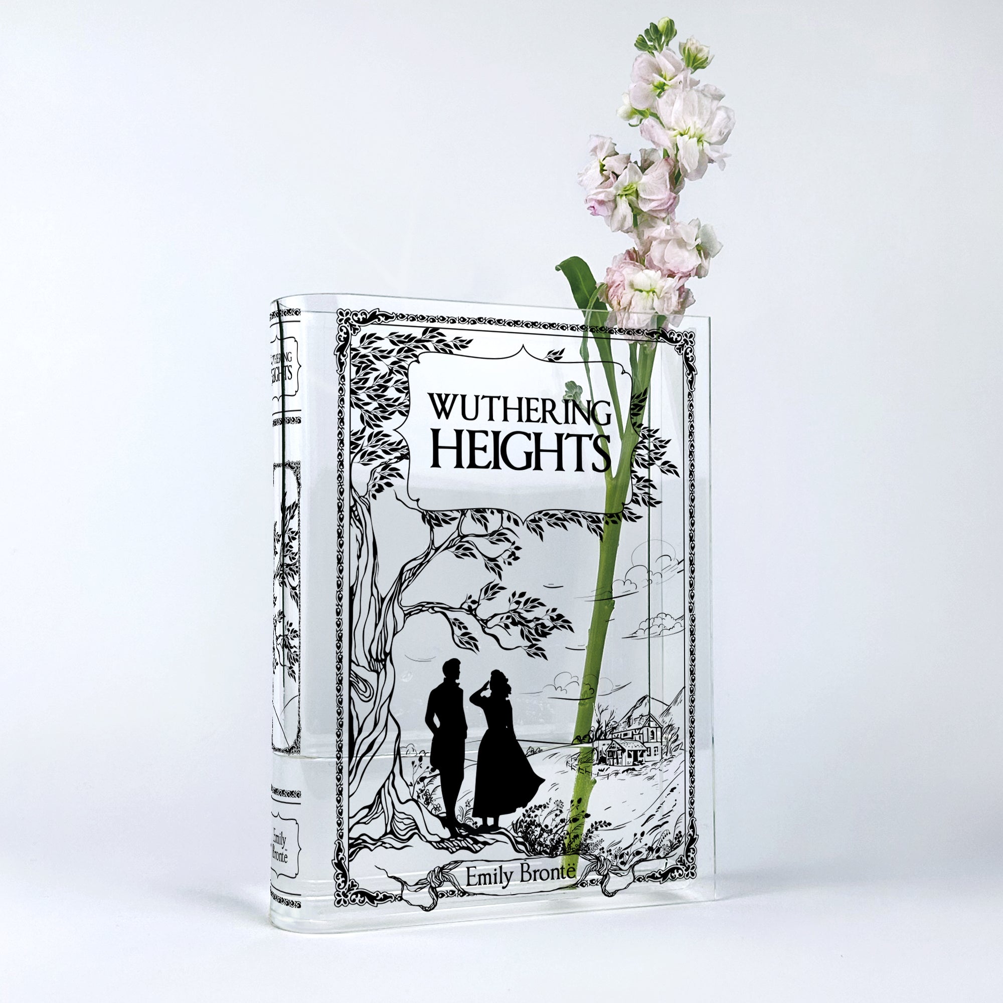 Wuthering Heights Acrylic Book Vase
