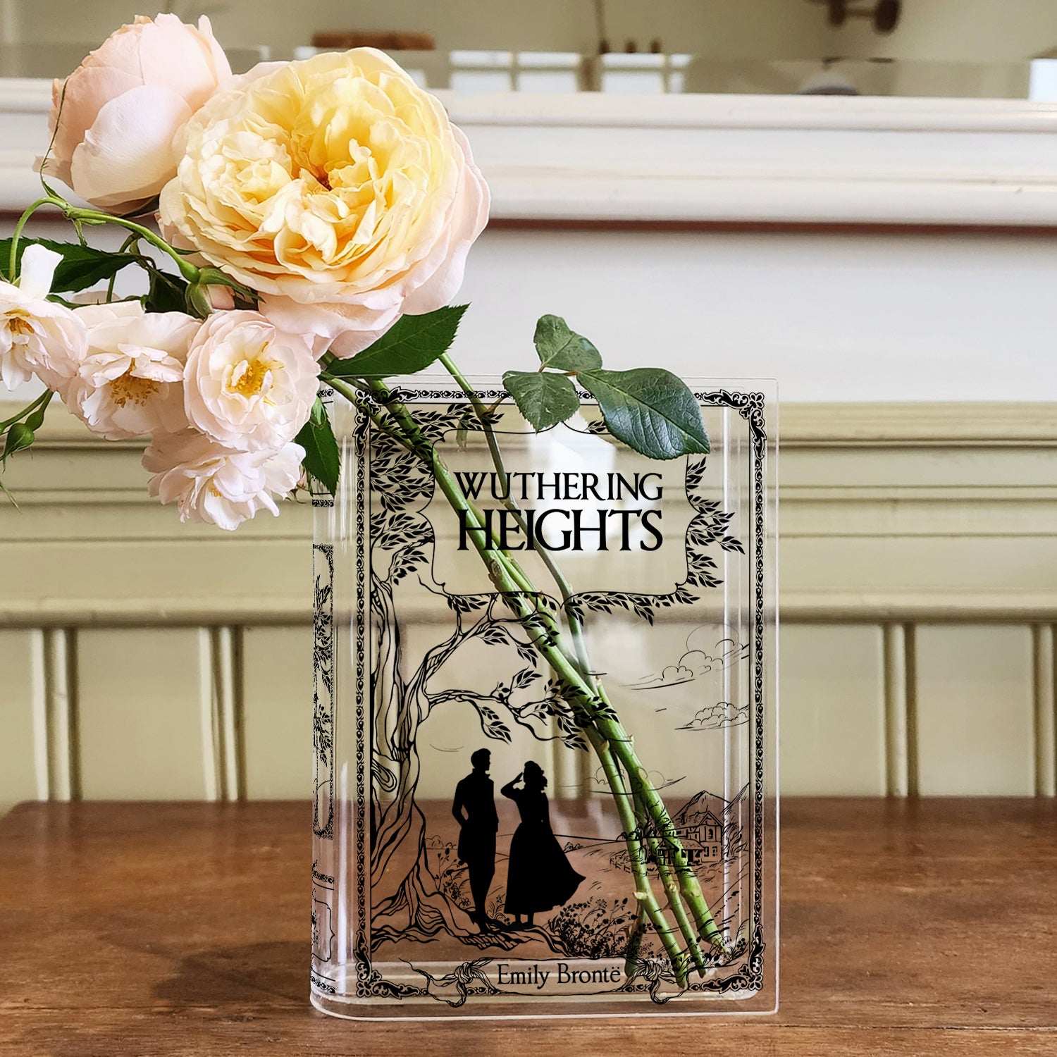 Wuthering Heights Acrylic Book Vase