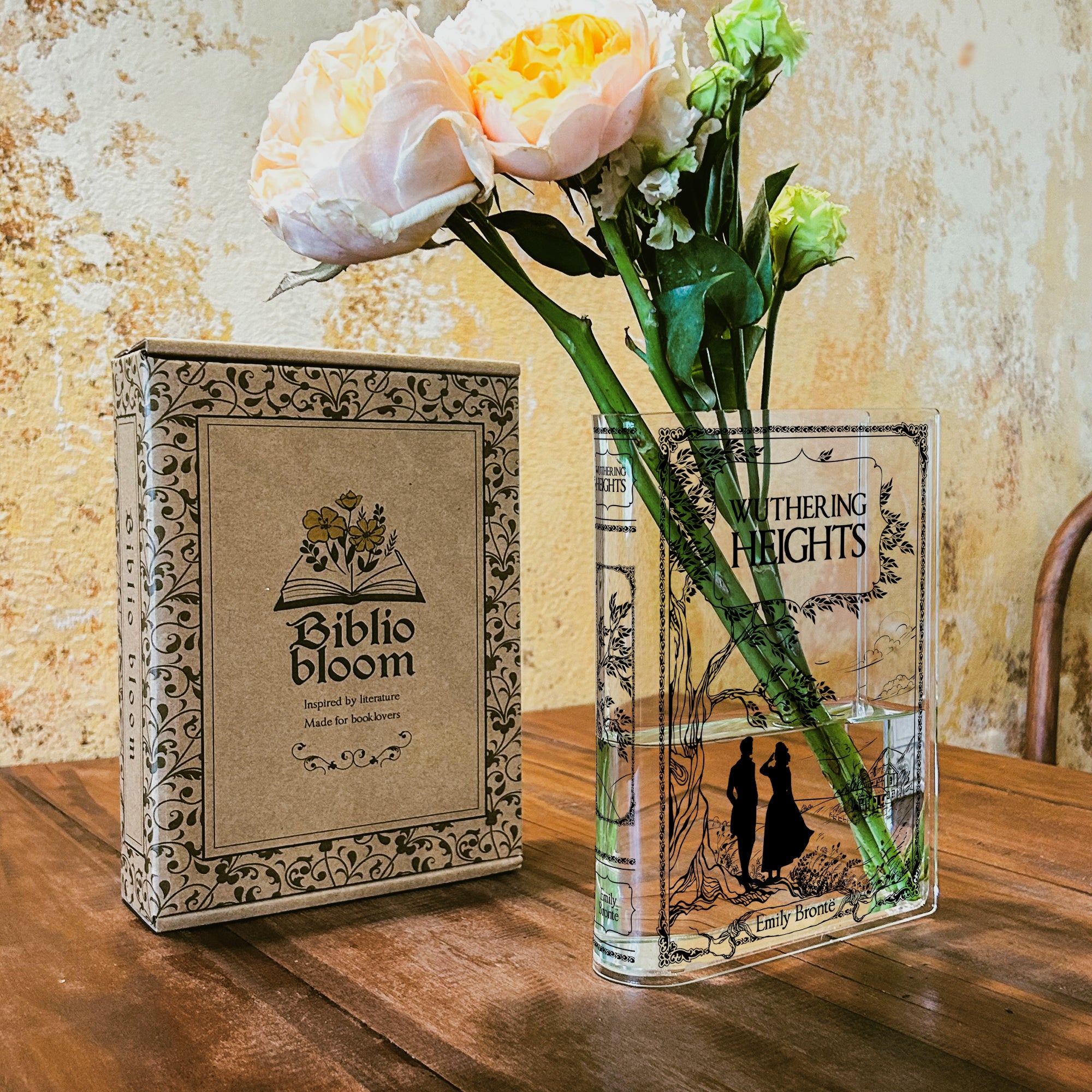 Wuthering Heights Acrylic Book Vase